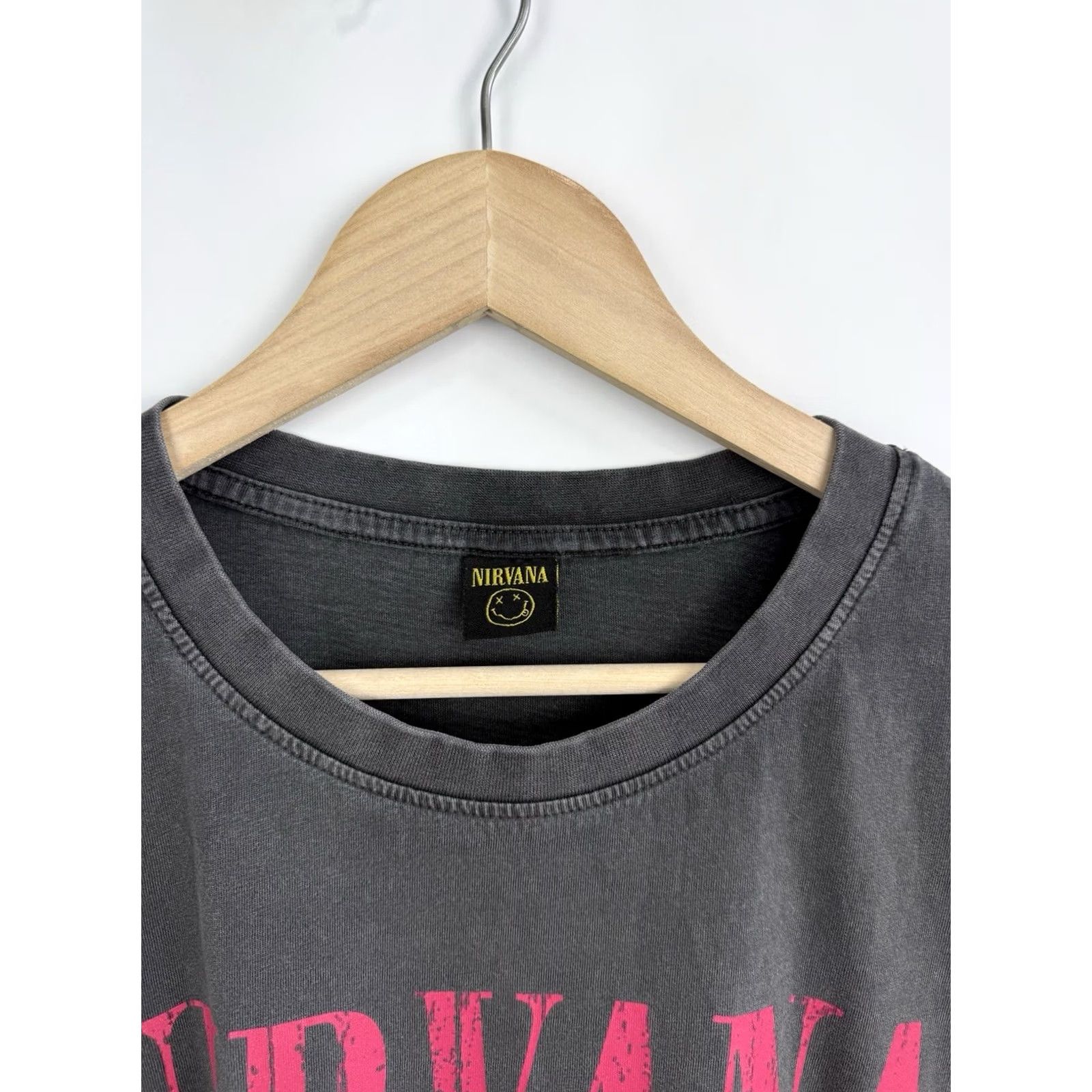 Vintage VINTAGE Nirvana T-Shirt In Utero Kurt Cobain Rare Gray XL Mens Shirt Size US XL / EU 56 / 4 - 4 Thumbnail