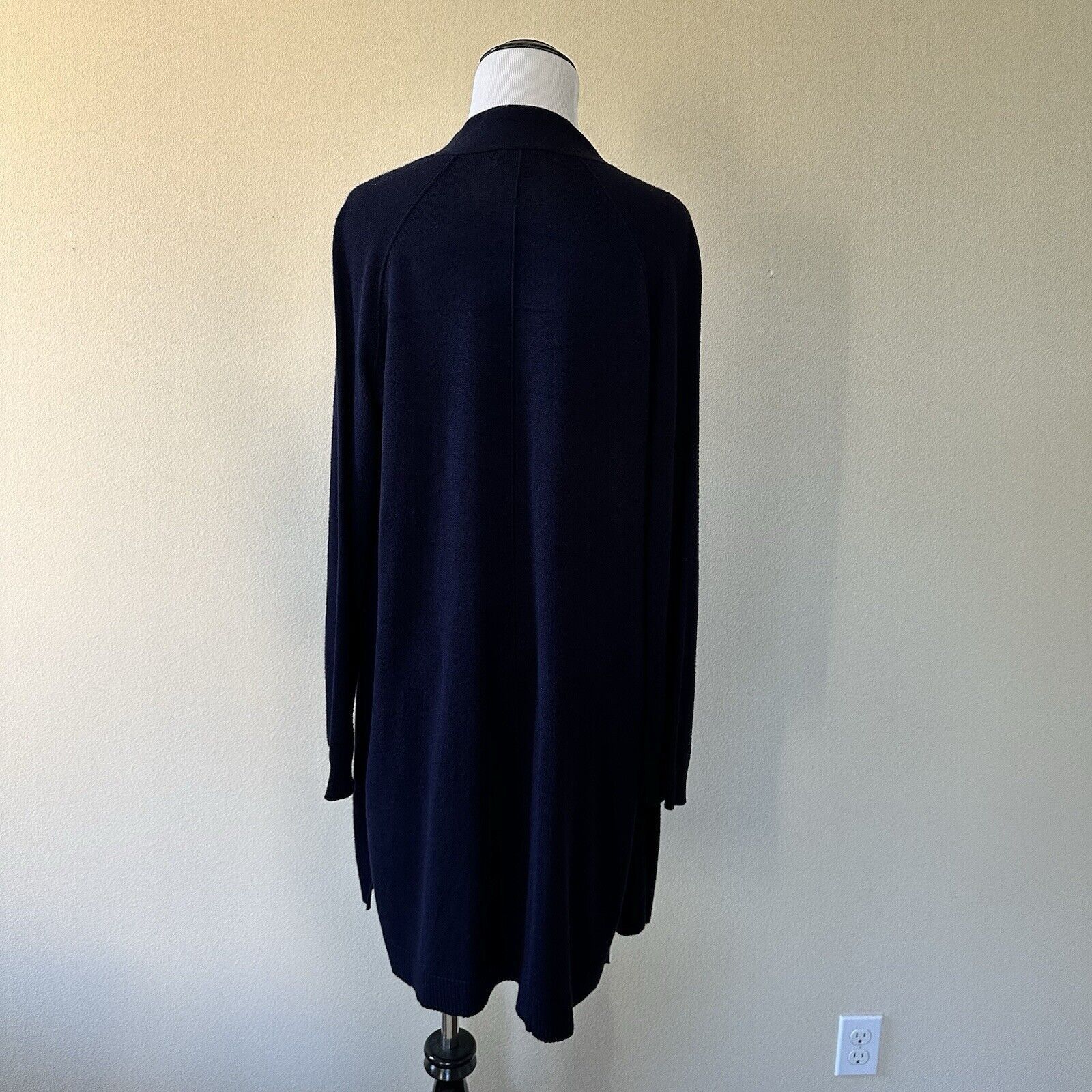 Other Long Open Front Navy Cardigan Long Sleeves Verve Ami Small Size S / US 4 / IT 40 - 4 Thumbnail