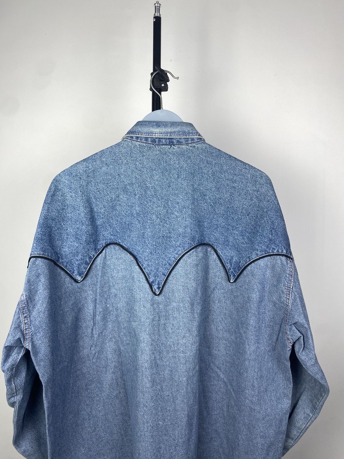 Cowboy Equipment × Vintage 90s vintage USA western cowboy denim shirt Size US M / EU 48-50 / 2 - 12 Thumbnail