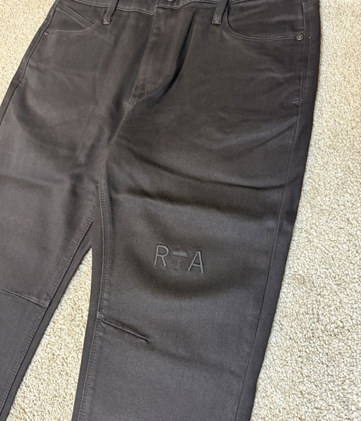 Rta RTA Denis Mini Flared Jeans Black Size US 30 / EU 46 - 3 Thumbnail