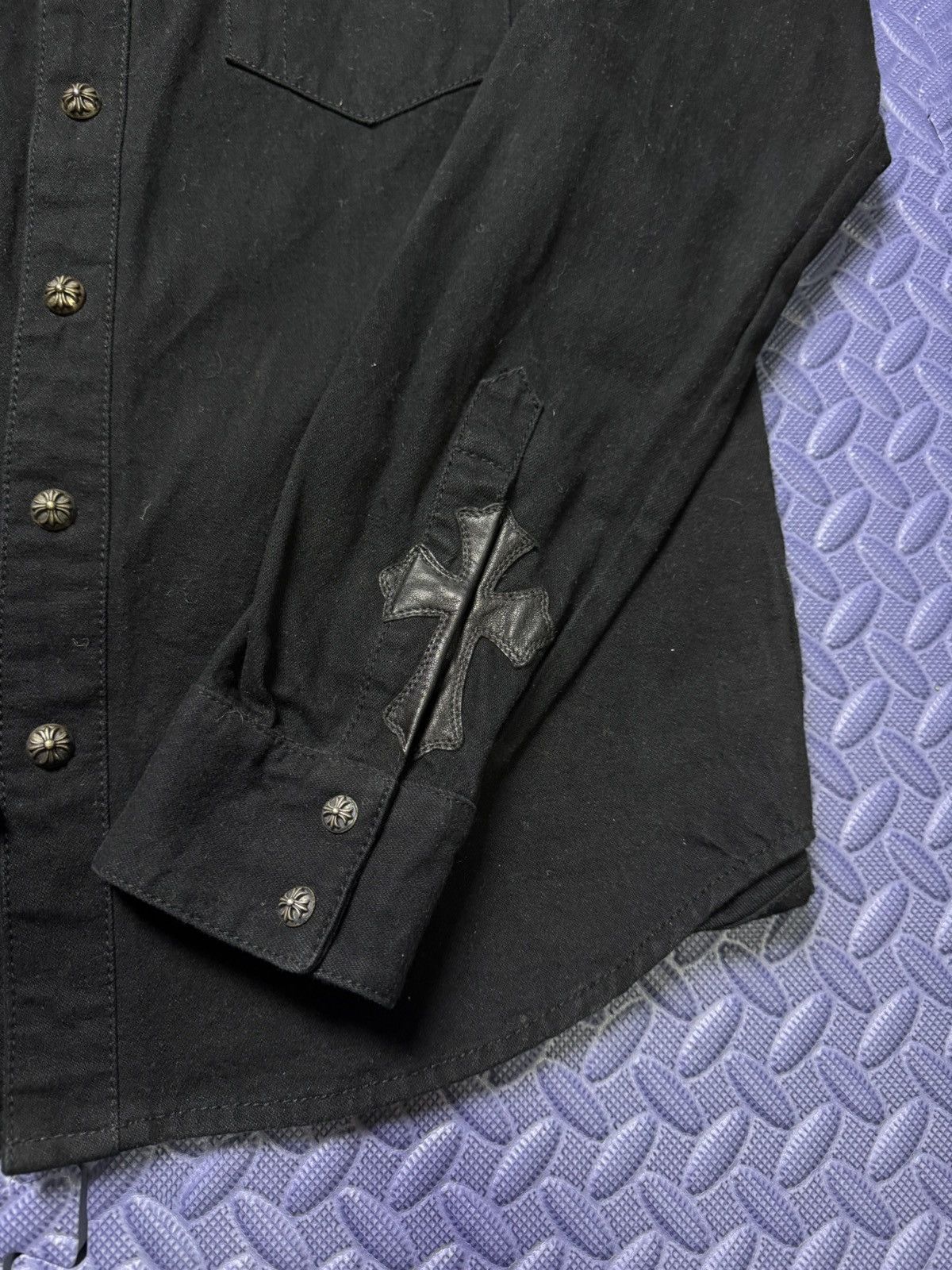 Chrome Hearts STEAL! WORK DOG DENIM TRUCKER SHIRT Size US S / EU 44-46 / 1 - 6 Thumbnail