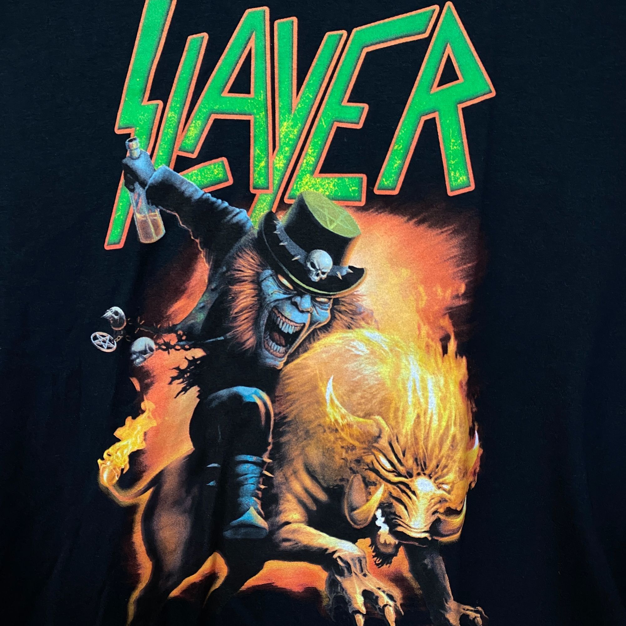 Slayer Slayer Hell Beast Leprechaun T-shirt size Medium Size US M / EU 48-50 / 2 - 2 Thumbnail
