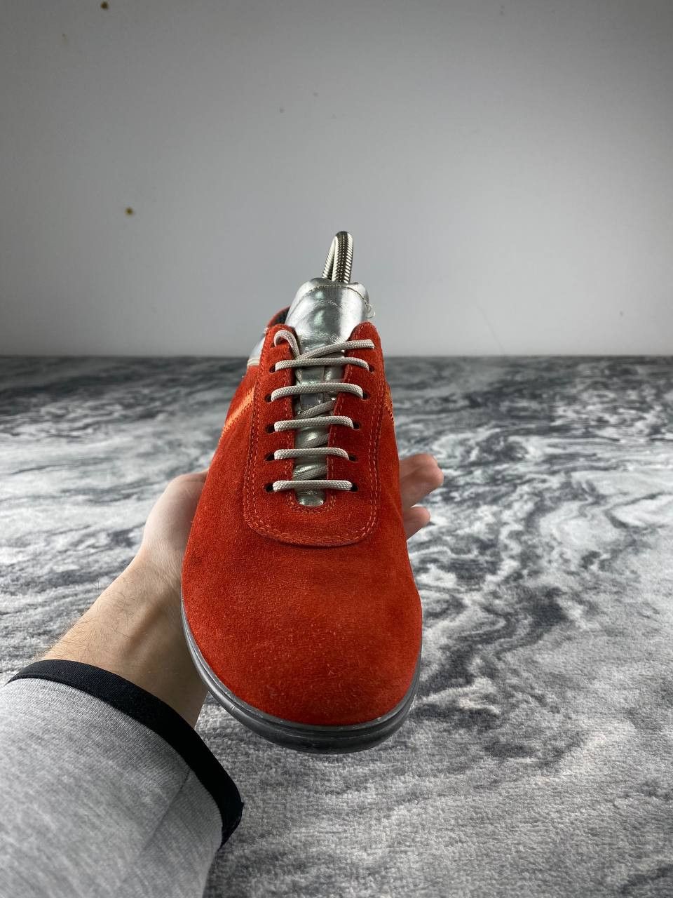 Prada Prada Sport Suede Colorblock Pattern Athletic Sneakers Size US 9 / IT 39 - 4 Thumbnail