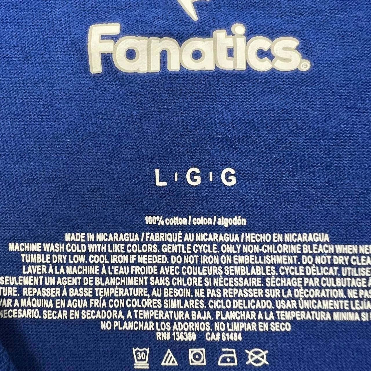 Other New York Giants Shirt Men Fanatics Short Sleeve Crew Neck L Size US L / EU 52-54 / 3 - 5 Thumbnail
