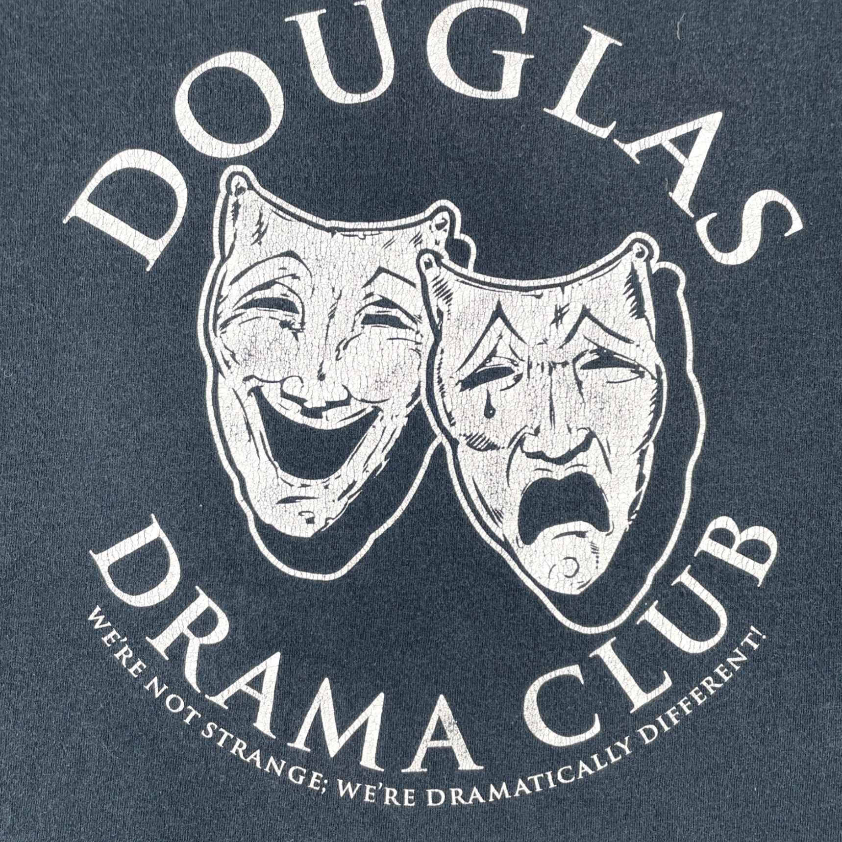 Vintage VINTAGE Douglas Drama Club We’re Not The Same Black XL Cotton T Shirt Y2K Mens Size US XL / EU 56 / 4 - 3 Thumbnail