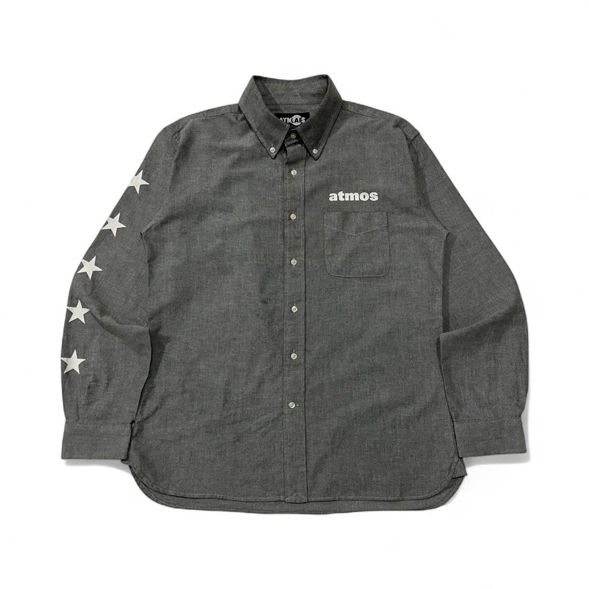atmos Atmos Lab Star Printed Sleeve Button Up Shirt Size US L / EU 52-54 / 3 - 1 Thumbnail