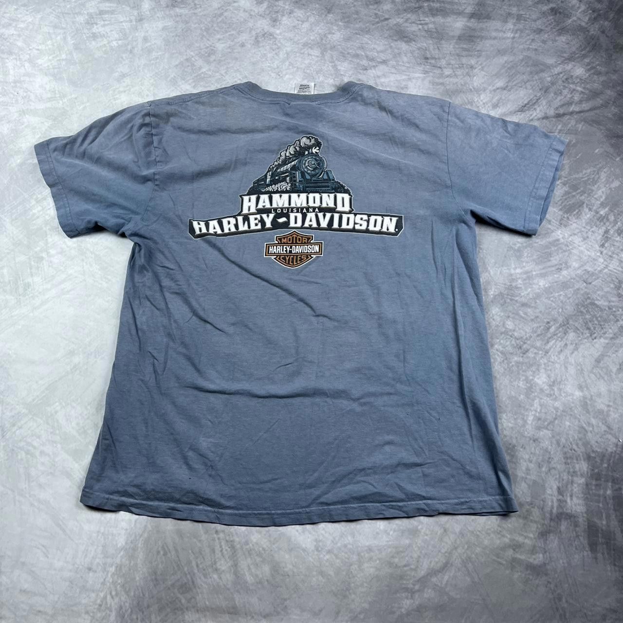 Designer Vintage Harley Davidson shirt Size US XL / EU 56 / 4 - 2 Thumbnail