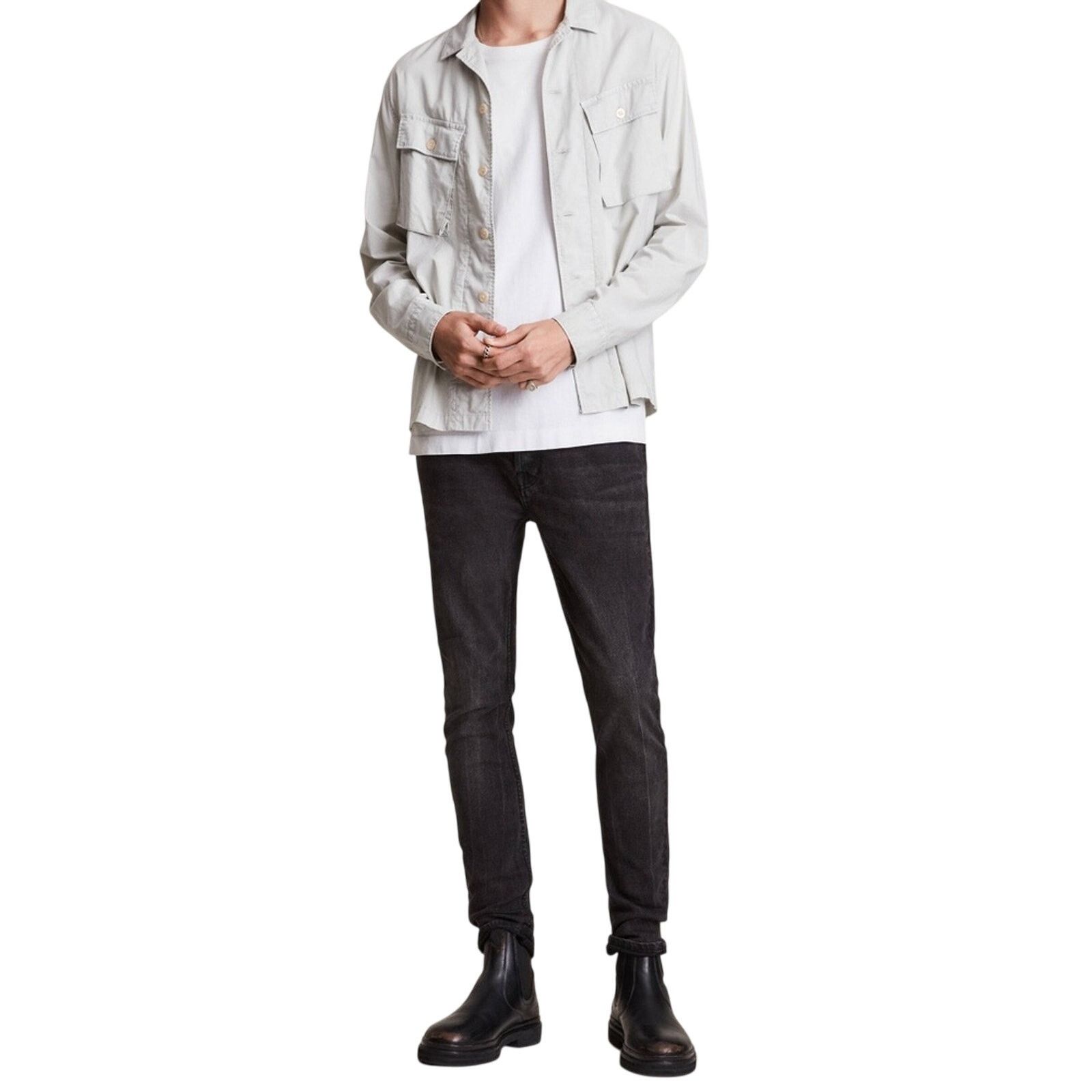 Allsaints All Saints Black/Gray Jeans | Size 28 Size US 28 / EU 44 - 6 Thumbnail
