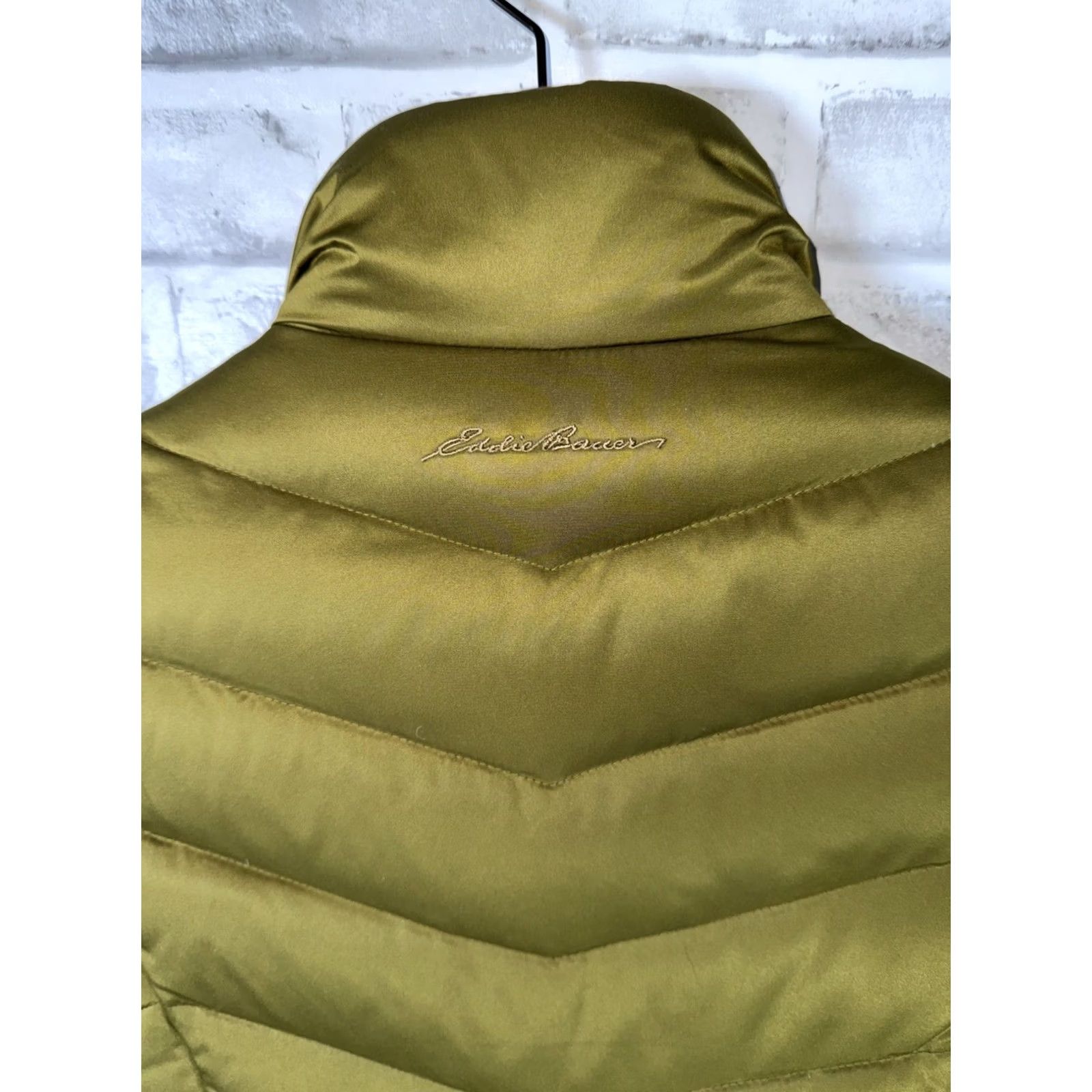 Eddie Bauer Eddie Bauer Jacket Womens S Green Puffer Vest EB550 Fill Zip Premium Goose Down Size S / US 4 / IT 40 - 6 Thumbnail