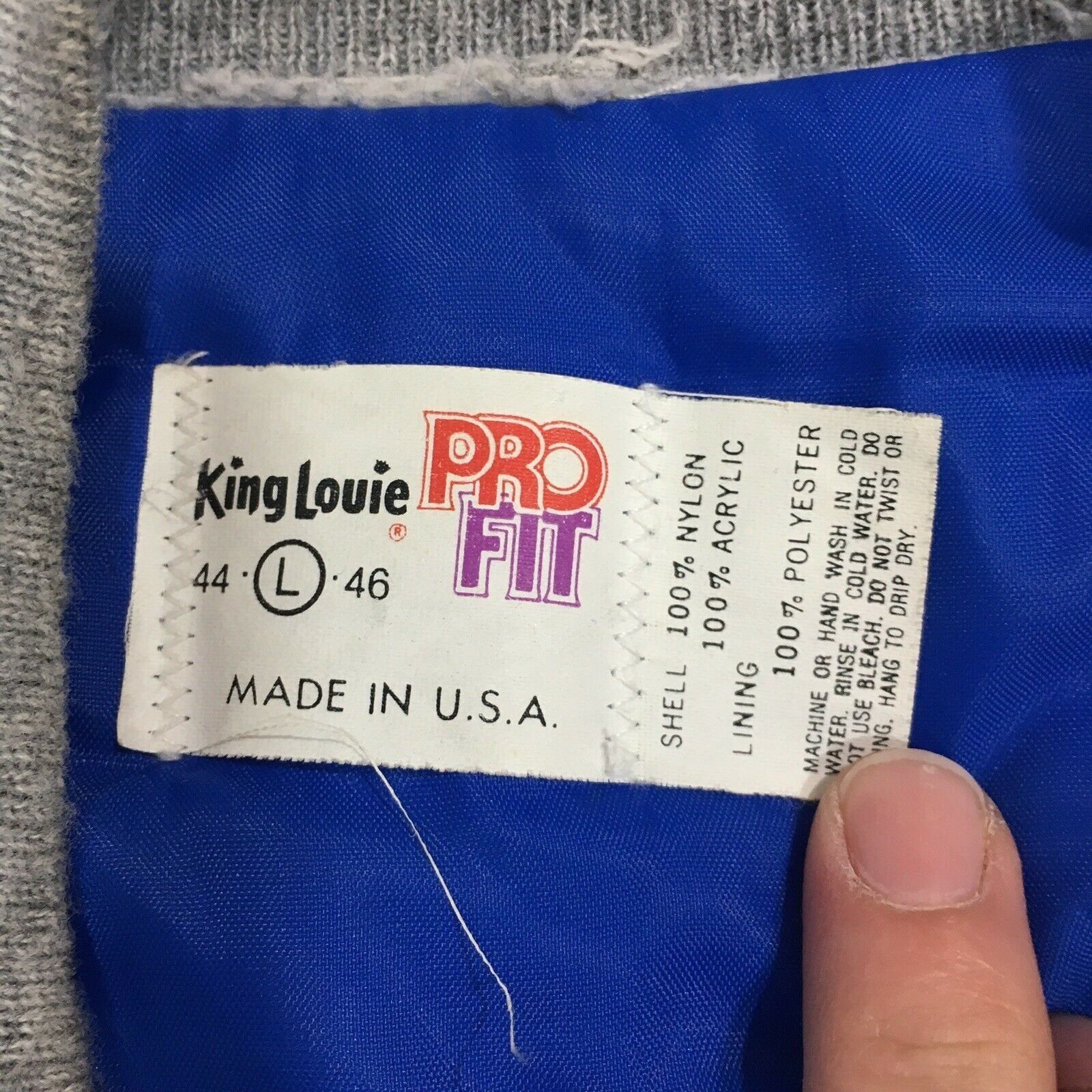 Other Vtg King Louie United Brotherhood CARPENTERS Union Jacket Size US L / EU 52-54 / 3 - 8 Thumbnail