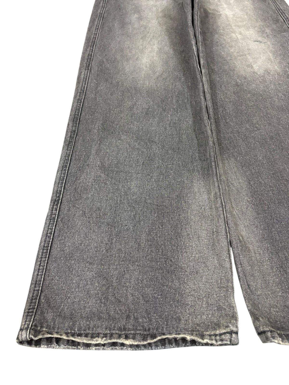 Other Vintage Japanese Faded Wash Distress Wide Leg Baggy Jeans Size 28" / US 6 / IT 42 - 6 Thumbnail