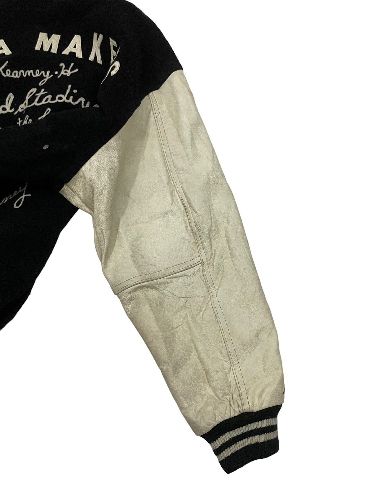 Japanese Brand Kearny House Full Patches Leather Sleeve Varsity Jacket Size US M / EU 48-50 / 2 - 9 Thumbnail