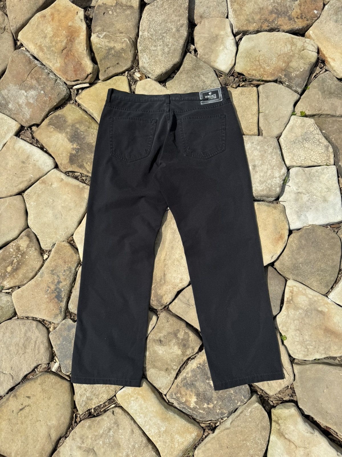 Vintage Vintage Versace Jeans Cuture Viscose Baggy Pants Size US 33 - 1 Thumbnail