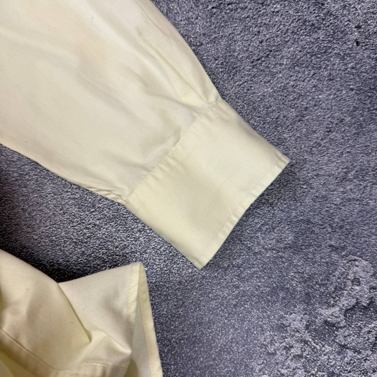 Saint Laurent Paris Corduroy YSL Shirt Yellow Velvet Size US XL / EU 56 / 4 - 8 Thumbnail