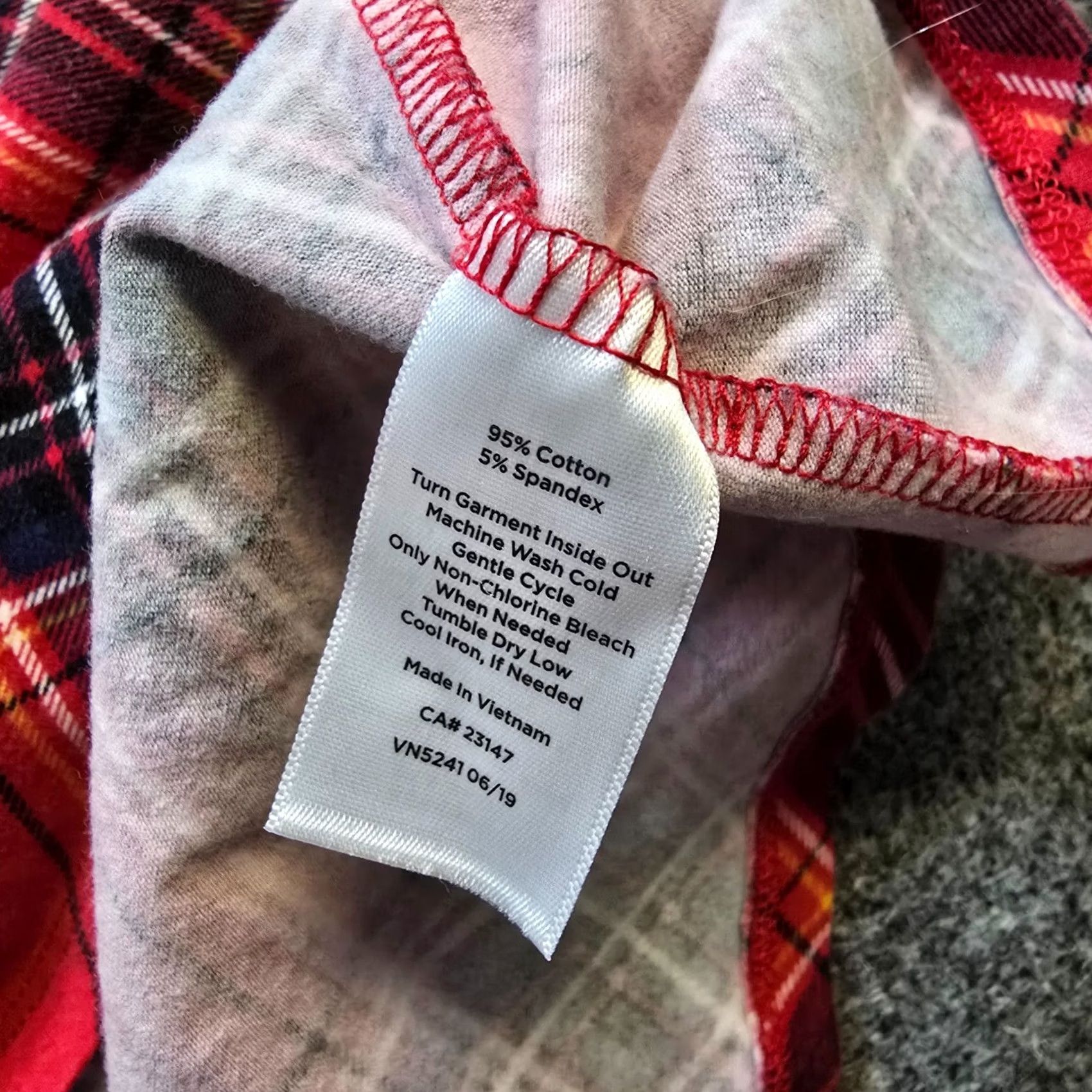 Talbots Talbots Top Womens Petite XL Red Plaid Long Sleeve Stretch Casual Comfort Shirt Adults Womens Size XL / US 12-14 / IT 48-50 - 7 Thumbnail