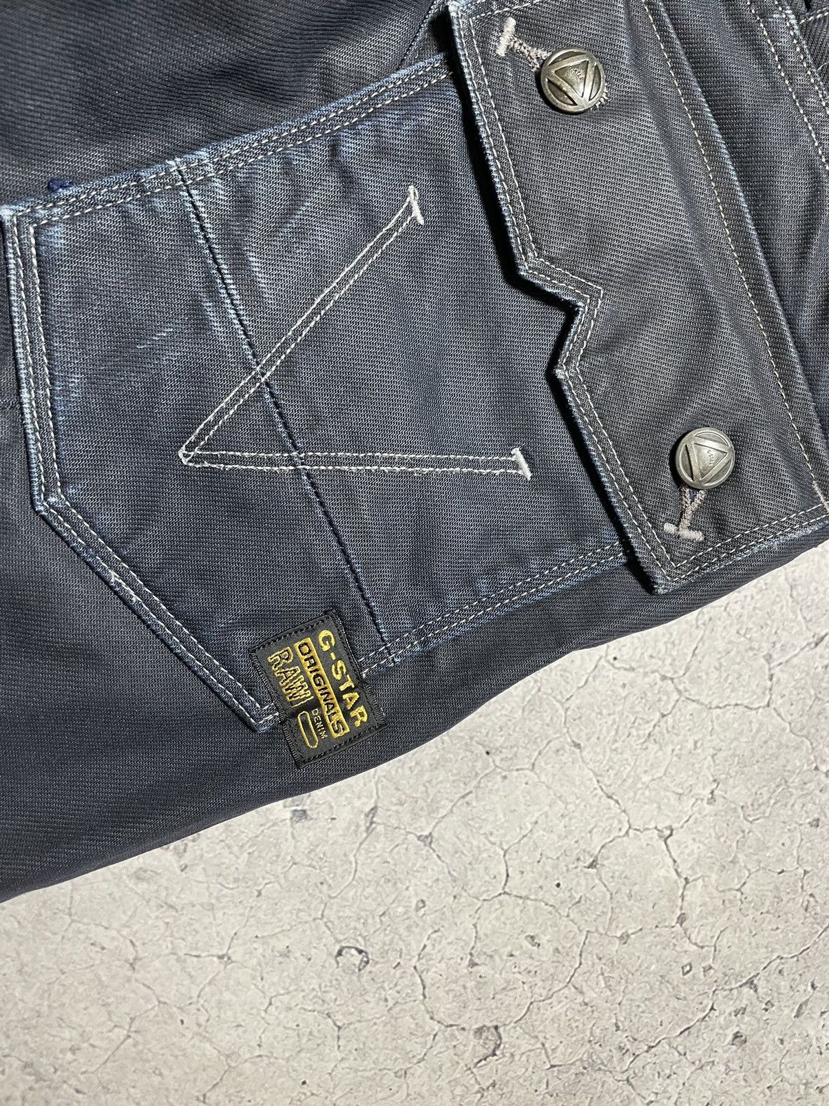 G-Star × Japanese Brand Vintage Workwear Pants Denim G Star Raw 96 Big Logo 28x30 Size US 30 / EU 46 - 11 Thumbnail
