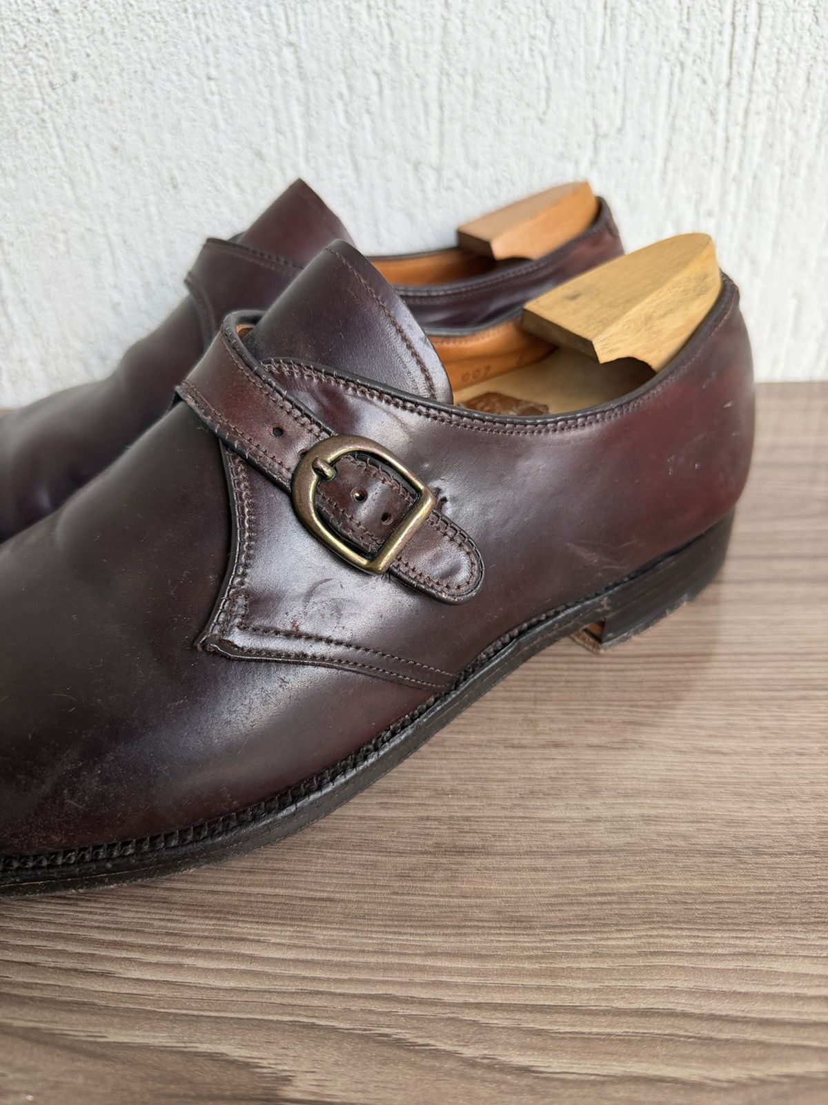 Alden 954 shell cordovan monk derby Size US 9.5 / EU 42-43 - 8 Thumbnail