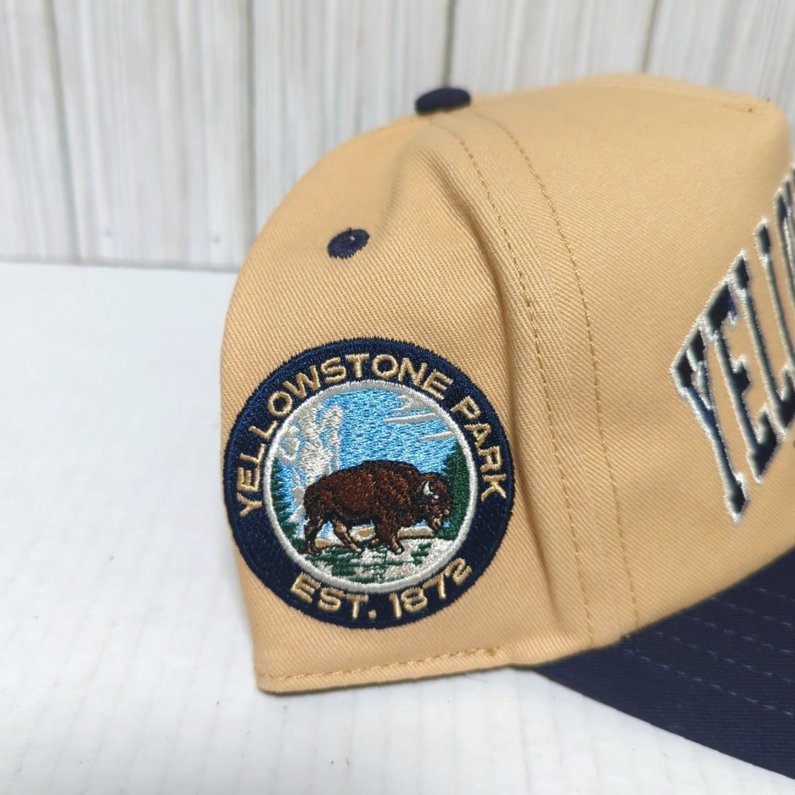 American Needle American Needle Yellowstone National Park Hat Cap Snapback Black Trucker Arch Mens Size US M / EU 48-50 / 2 - 4 Thumbnail