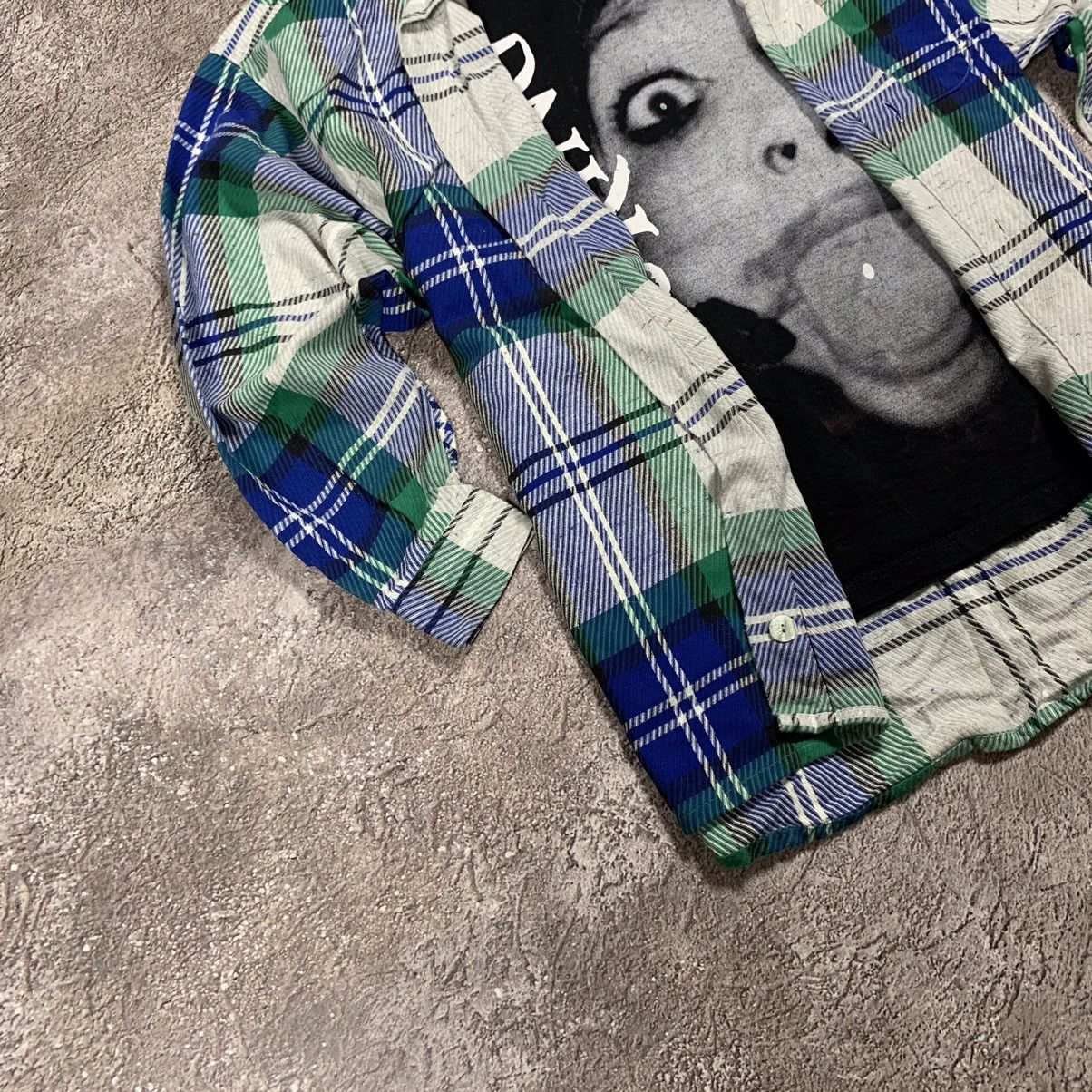 Vintage Vintage 90s Plaid Shirt Graphic Print Grunge Streetwear L Size US L / EU 52-54 / 3 - 2 Thumbnail