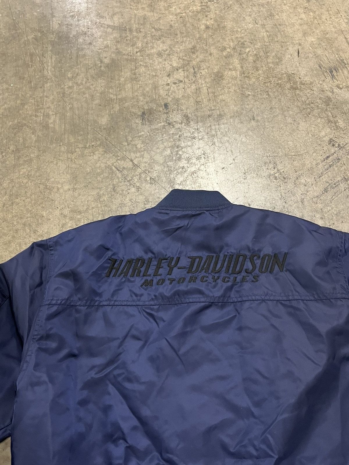 Harley Davidson × Vintage Harley bomber jacket vintage streetwear hyper rare biker Size US M / EU 48-50 / 2 - 8 Thumbnail