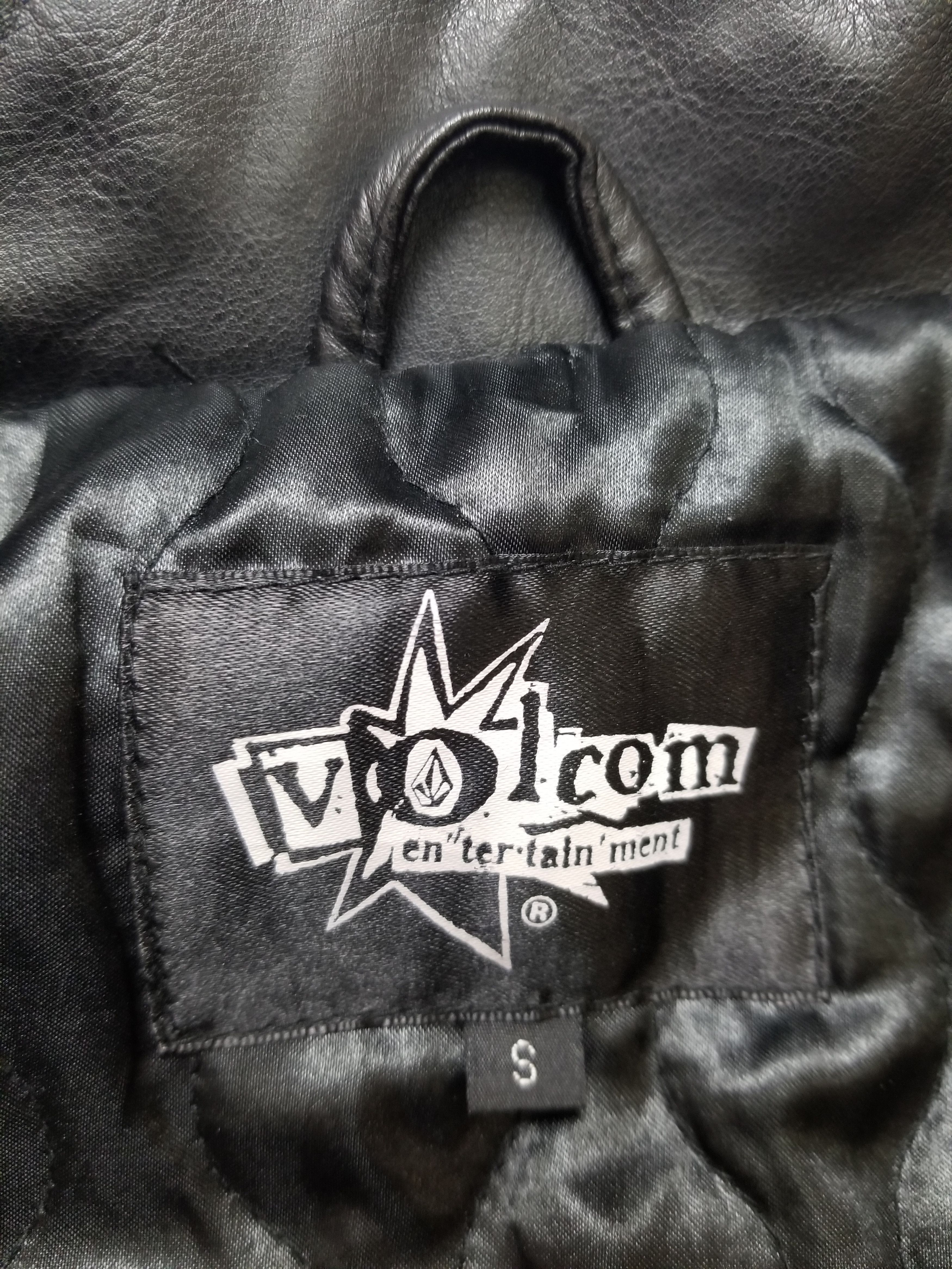 Volcom Volcom Entertainment Faux Leather Biker style rider jacket Size US S / EU 44-46 / 1 - 17 Thumbnail