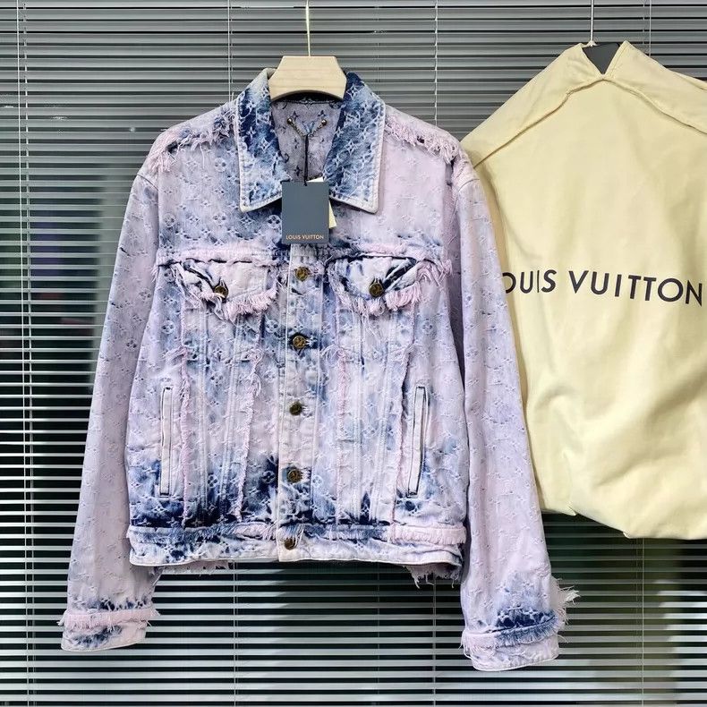 Louis Vuitton LOUIS VUITTON Full printing jacquard logo purple tassels re Size US S / EU 44-46 / 1 - 1 Thumbnail