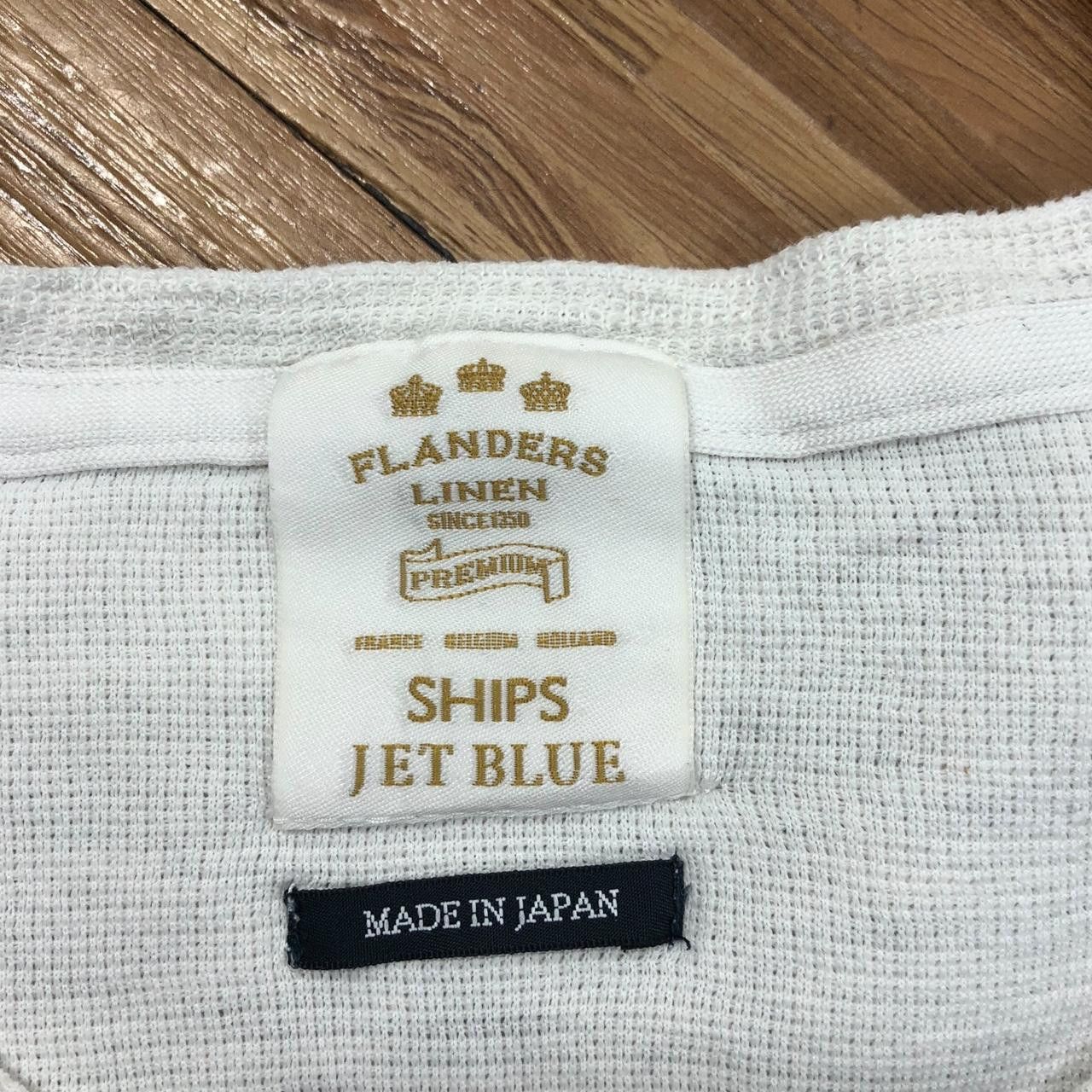 Ships Jet Blue SHIPS JET BLUE Flanders Linen Tee Shirt Top Made In Japan Size US M / EU 48-50 / 2 - 5 Thumbnail