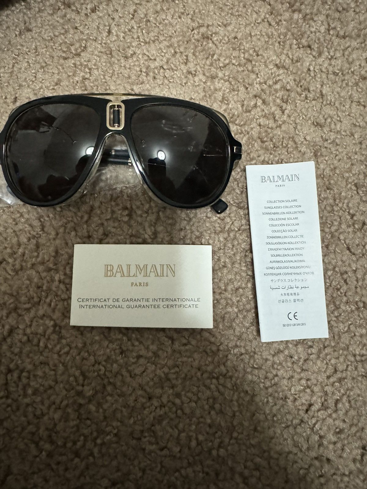Balmain BALMAIN MORGAN ACETATE SUNGLASSES Size ONE SIZE - 8 Thumbnail