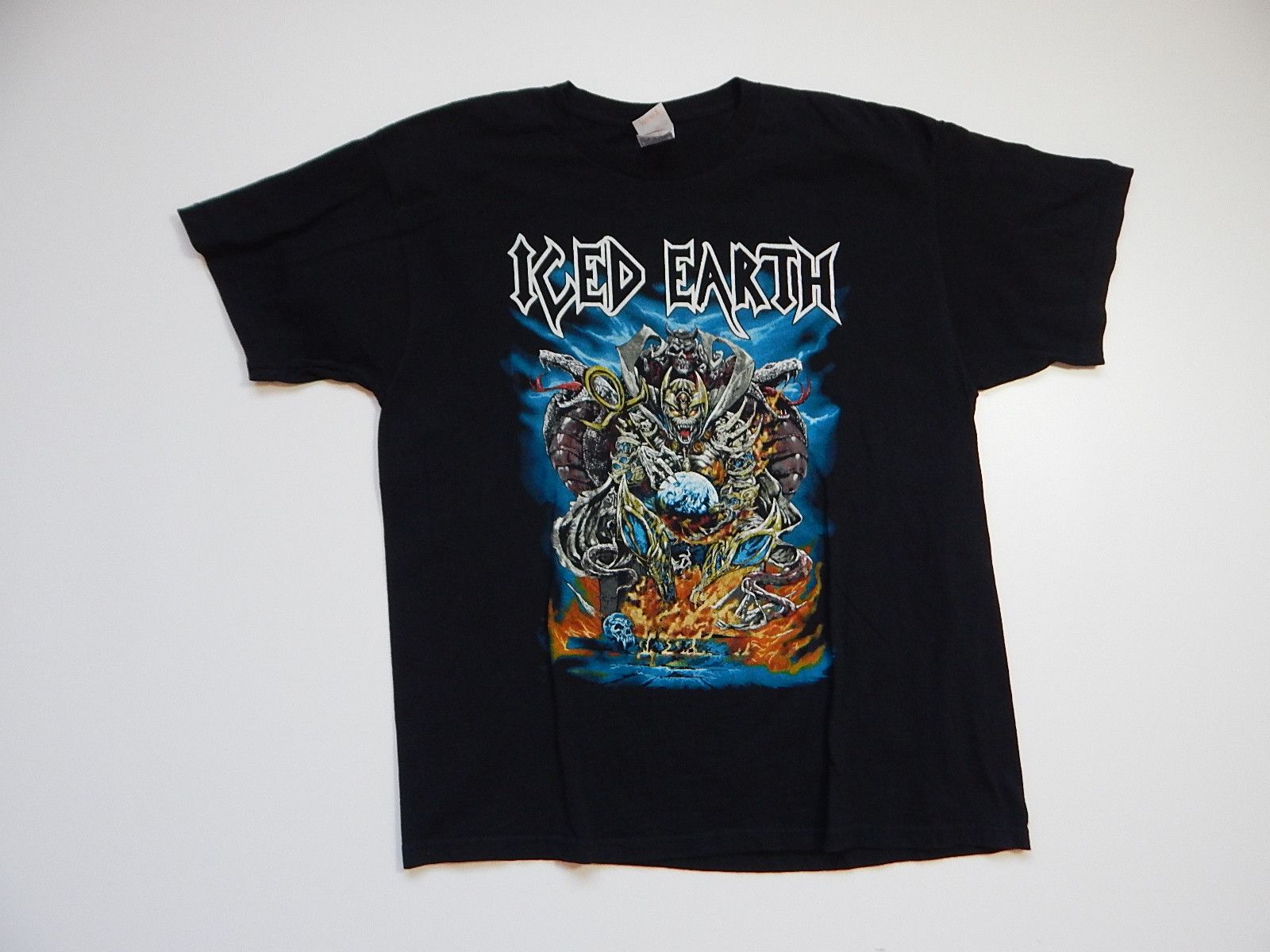 Band Tees × Vintage vintage 00s iced earth heavy trash metal tour tee Size US XL / EU 56 / 4 - 1 Thumbnail