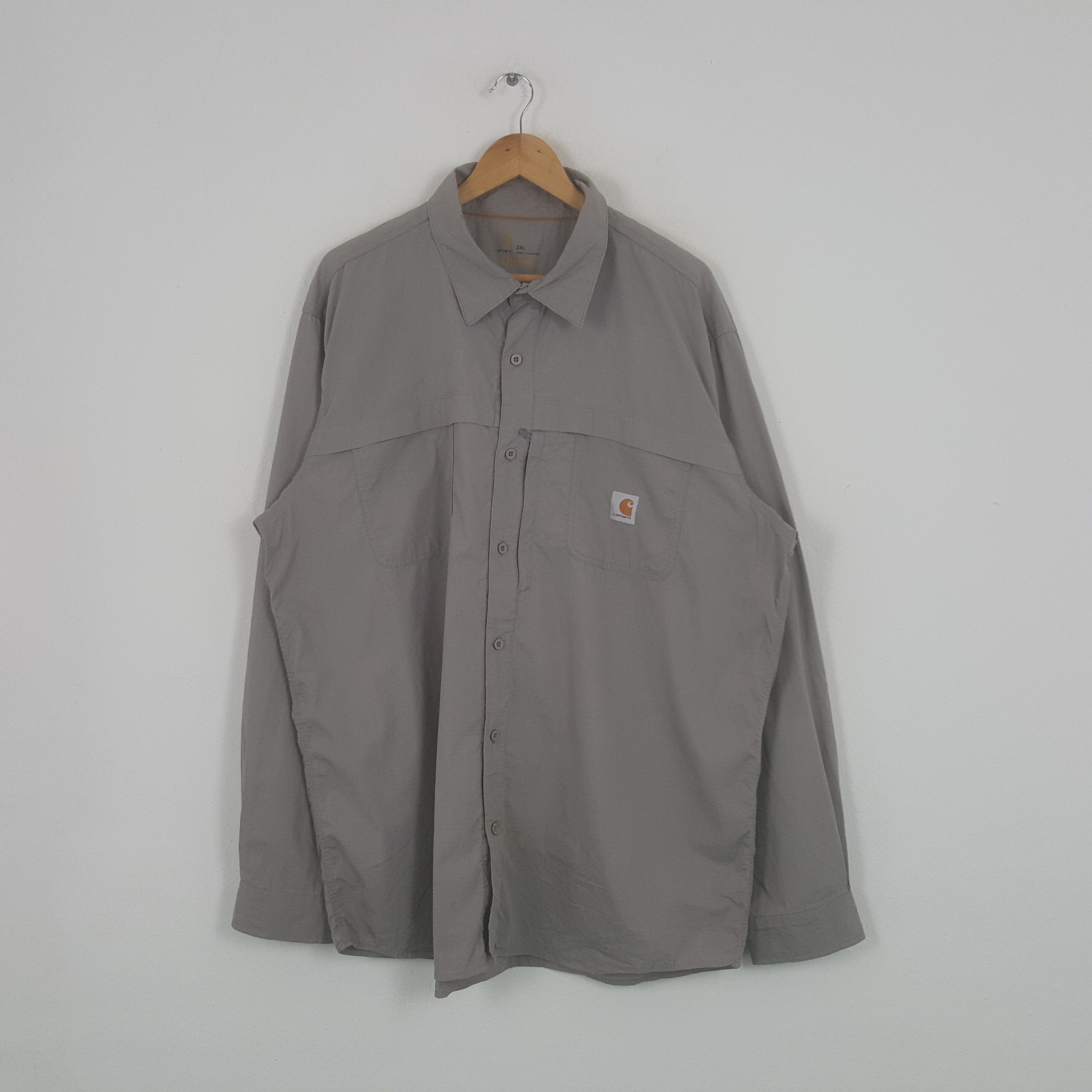Carhartt × Vintage Vintage Carhartt Shirt Button Up Size US XXL / EU 58 / 5 - 1 Thumbnail
