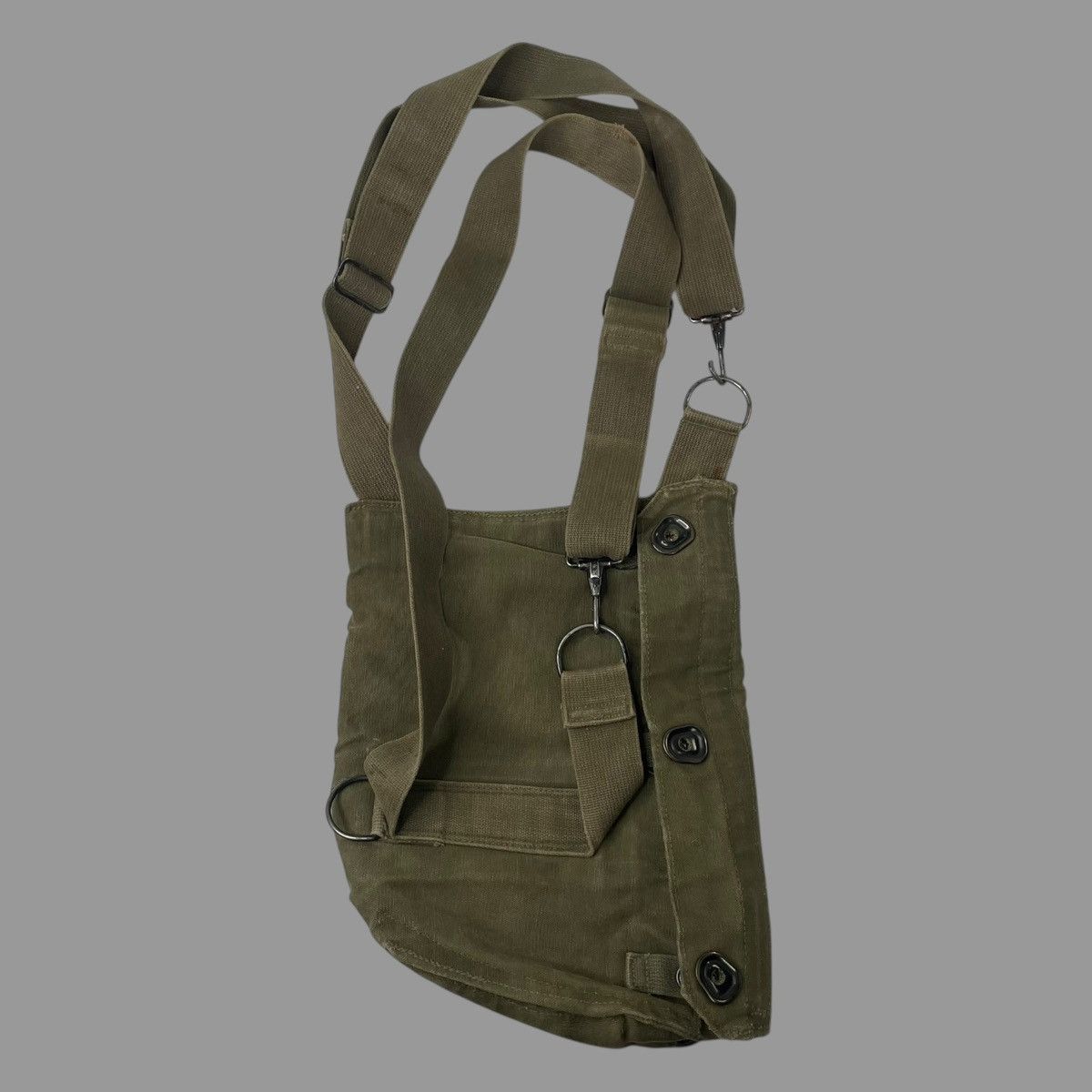 Vintage Vintage 1950s faded military mask bag Size ONE SIZE - 3 Thumbnail