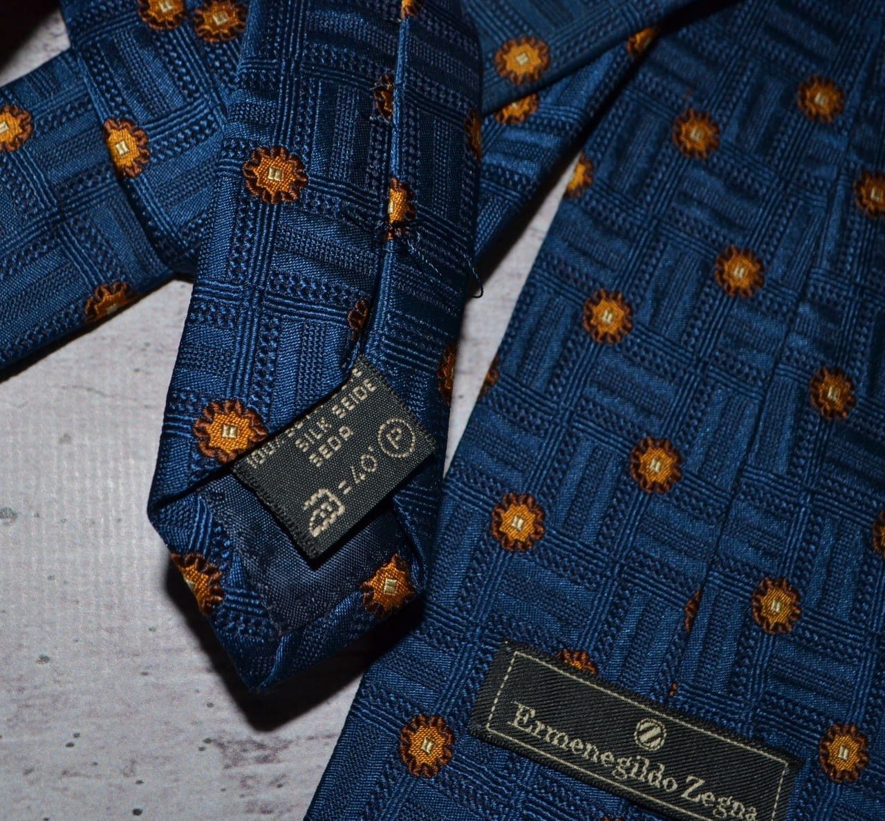 Ermenegildo Zegna × Vintage Vintage ermenegildo zegna Tie Silk Size ONE SIZE - 8 Thumbnail