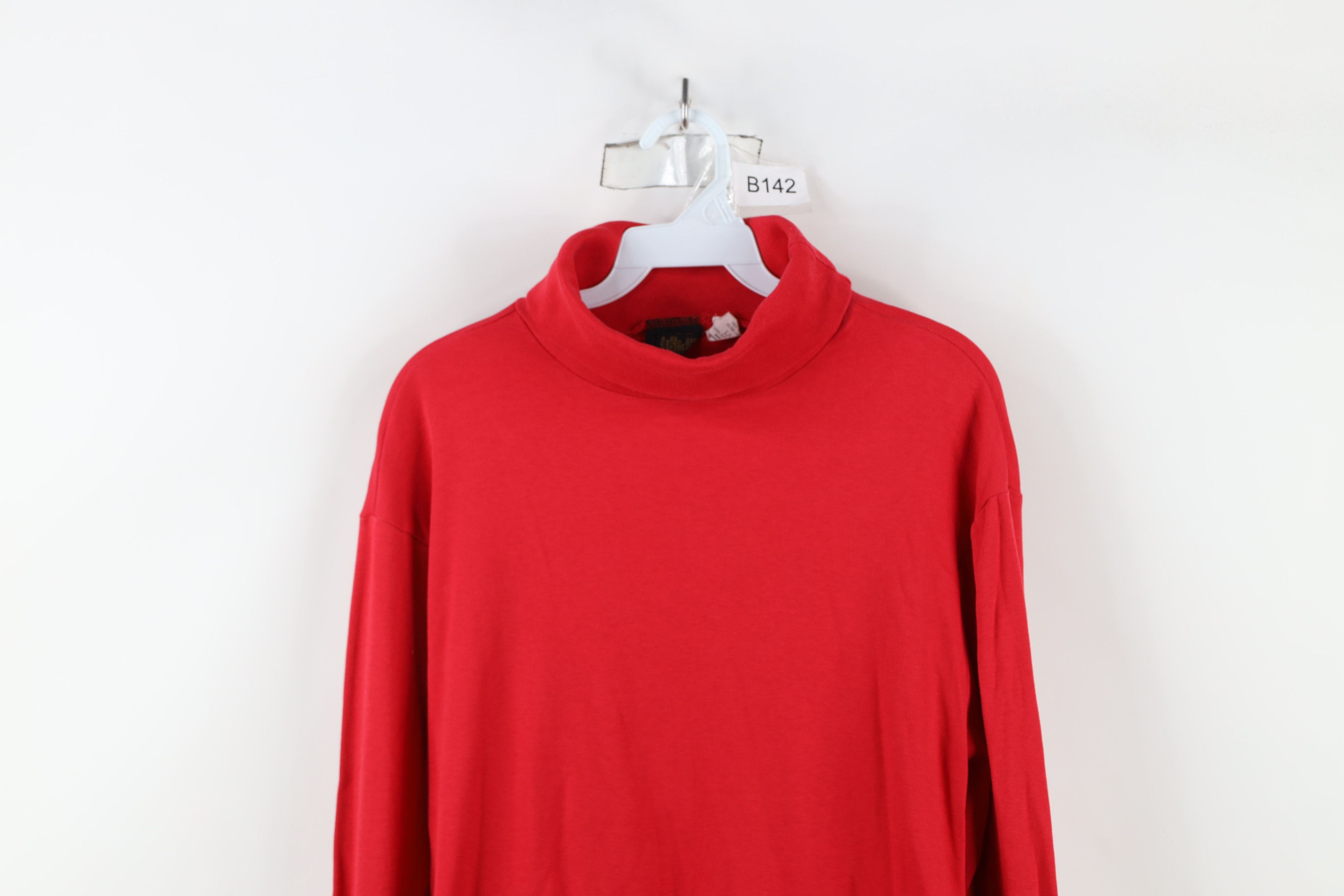 Eddie Bauer × Vintage Vintage 90s Eddie Bauer Long Blank Turtleneck T-Shirt USA Size US L / EU 52-54 / 3 - 2 Thumbnail