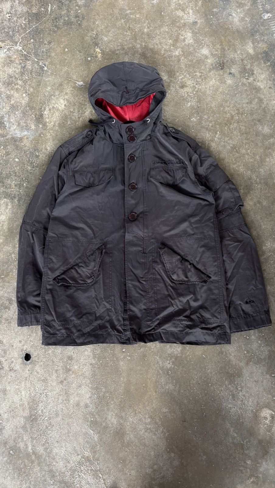 Vintage Sunfaded Quicksilver Worker Jacket .