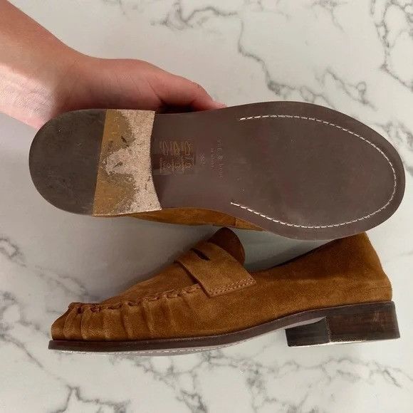 Rag & Bone Rag & Bone Sid Loafers – Tobacco Suede Size US 9.5 / IT 39.5 - 6 Thumbnail