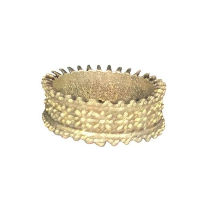Other Set Of 3 Vintage Metallic Rings With Twisted & Textured Desi Size ONE SIZE - 6 Thumbnail