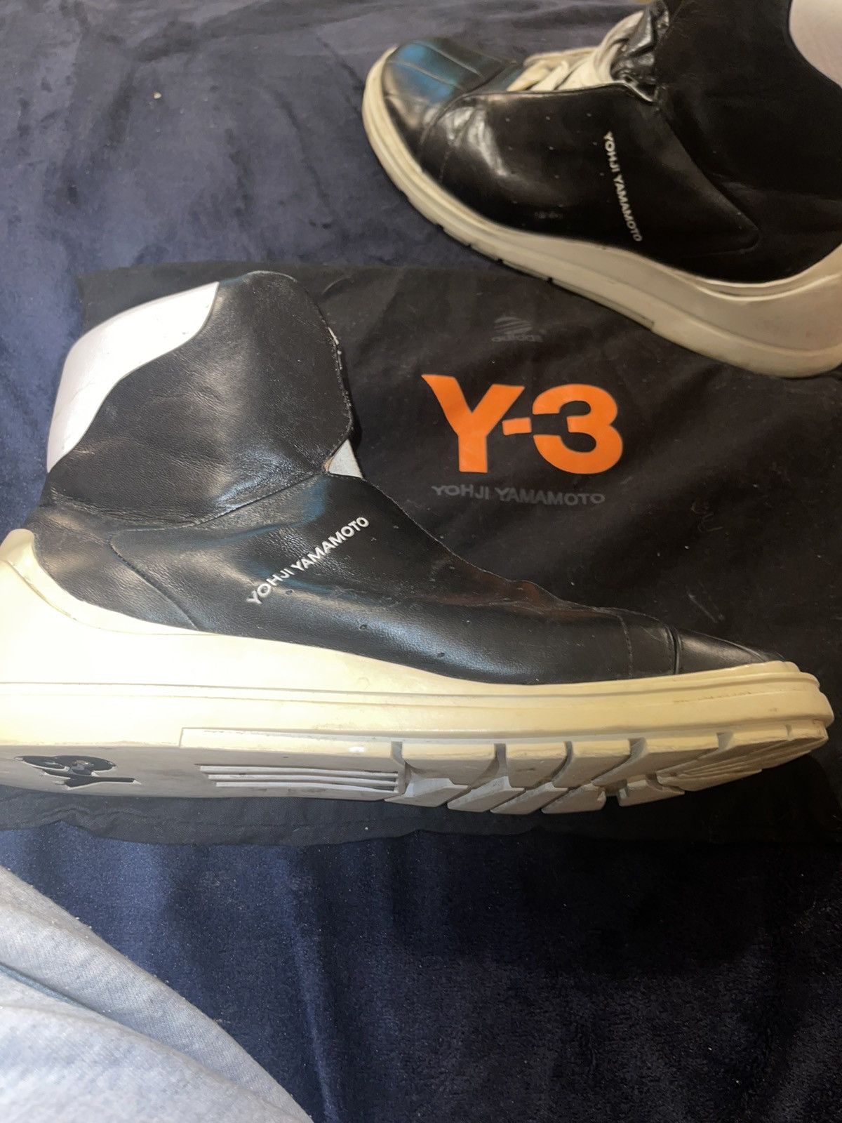 Y-3 Y-3 Yohji Yamamoto Black/White Size US 8.5 / EU 41-42 - 1 Thumbnail