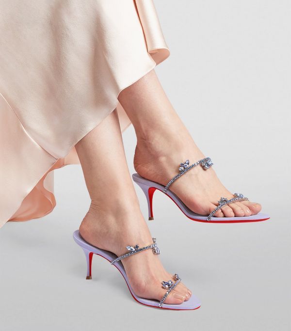Christian Louboutin o1s1wg110924 Just Queen Pumps in Light Purple Size US 5 / IT 35 - 7 Thumbnail