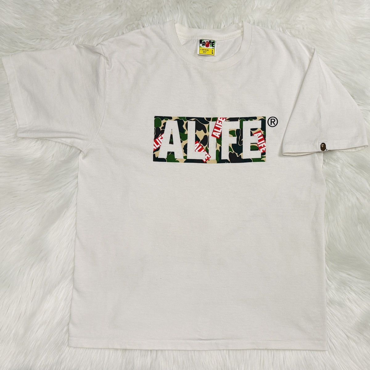 Bape ALIFE x BAPE 1st Camo Box Logo T-Shirt - Y2K Made in Japan Size US L / EU 52-54 / 3 - 2 Thumbnail
