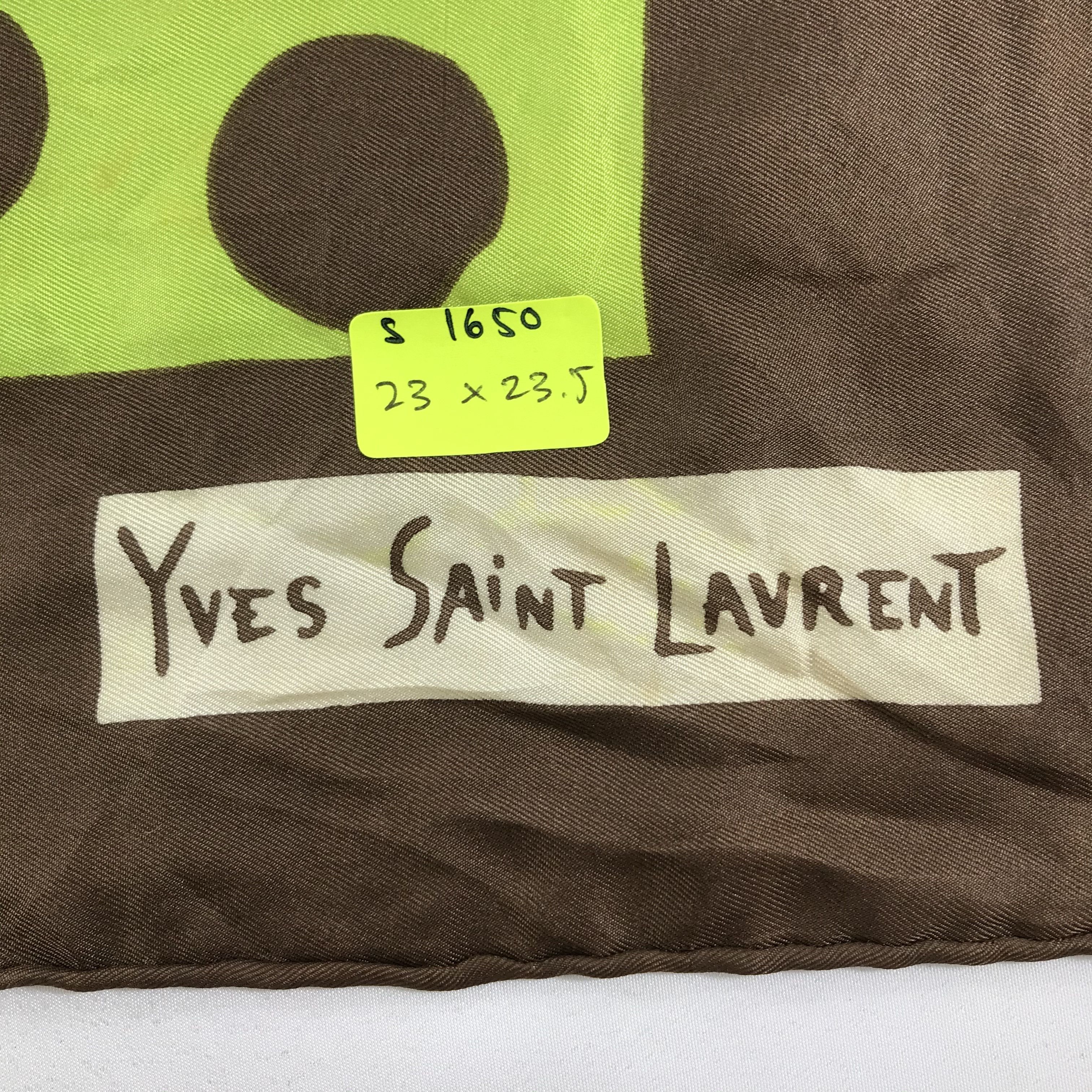 Vintage × Yves Saint Laurent Yves Saint Laurent Bandana / Handkerchief/Neckerchief -S1650 Size ONE SIZE - 6 Thumbnail