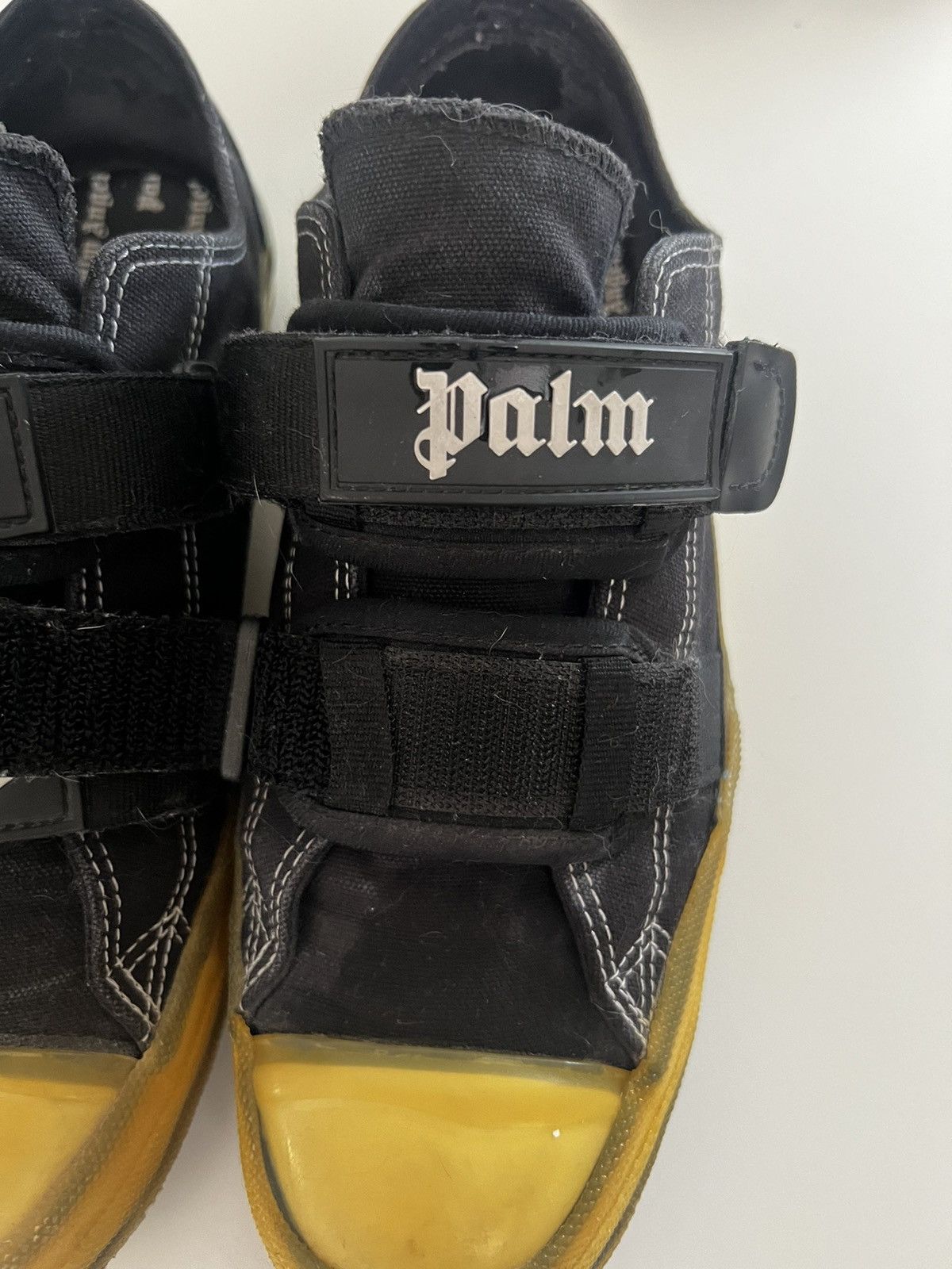 Palm Angels Palm Angels Women’s Black Velcro Vulcanized Sneakers Size US 11 / IT 41 - 4 Thumbnail