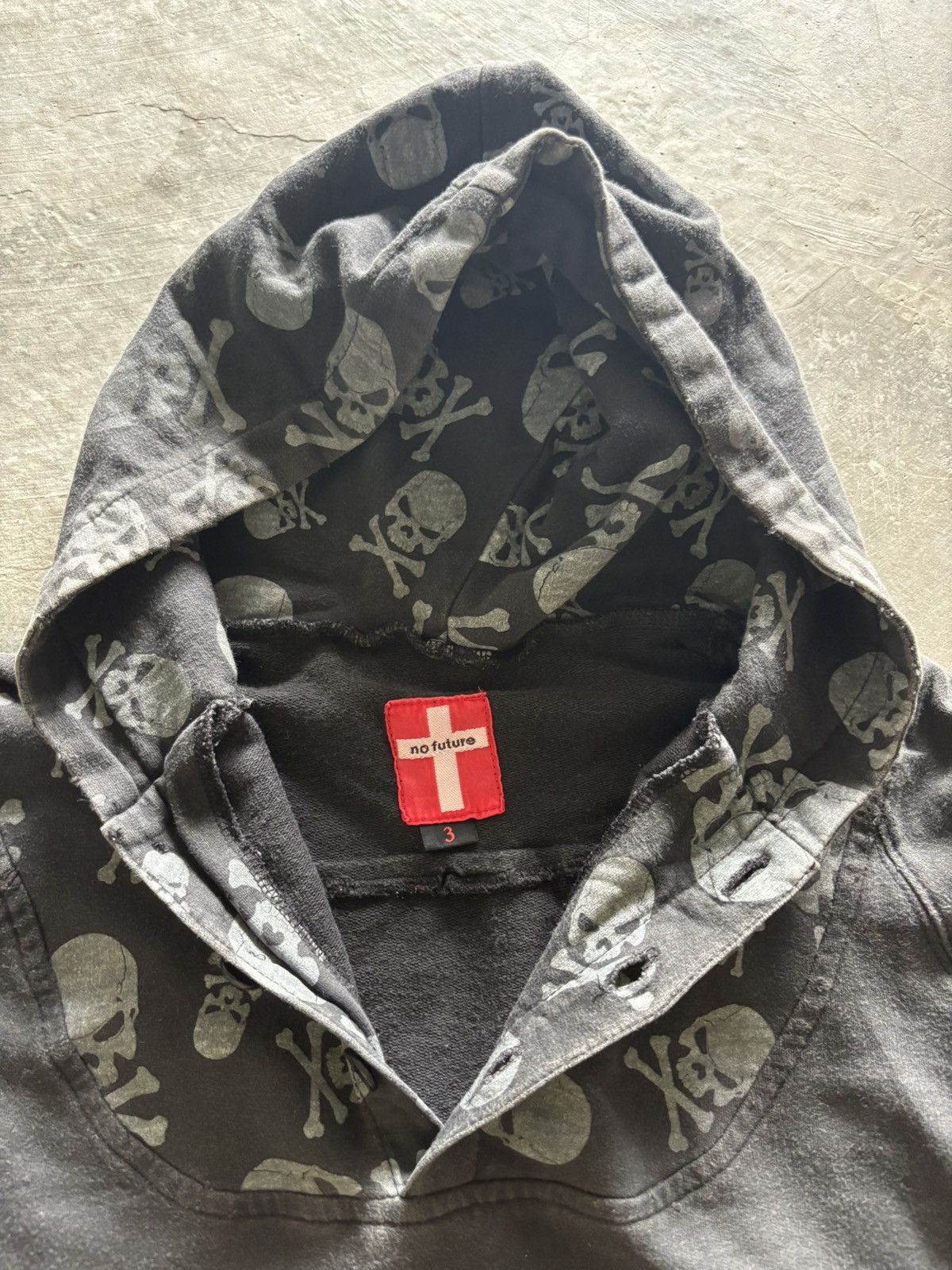 20471120 × Hysteric Glamour × No Future NO FUTURE y2k skull hoodie rare punk grunge japanese Size US M / EU 48-50 / 2 - 3 Thumbnail