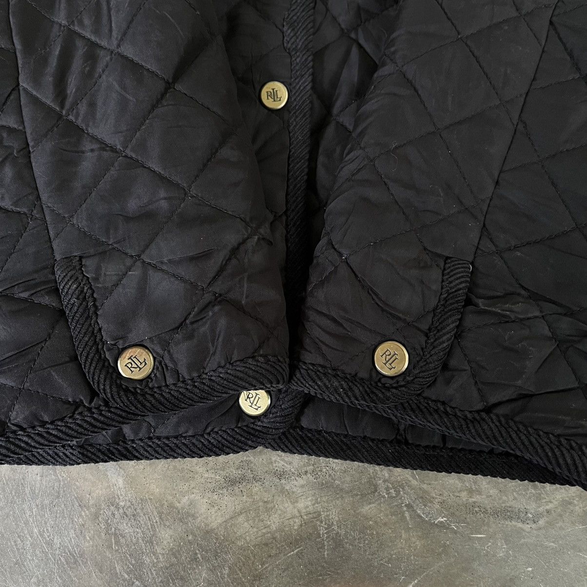 Ralph Lauren Vintage Ralph Lauren Quilted Neck Sherpa Jacket Size US XL / EU 56 / 4 - 6 Thumbnail