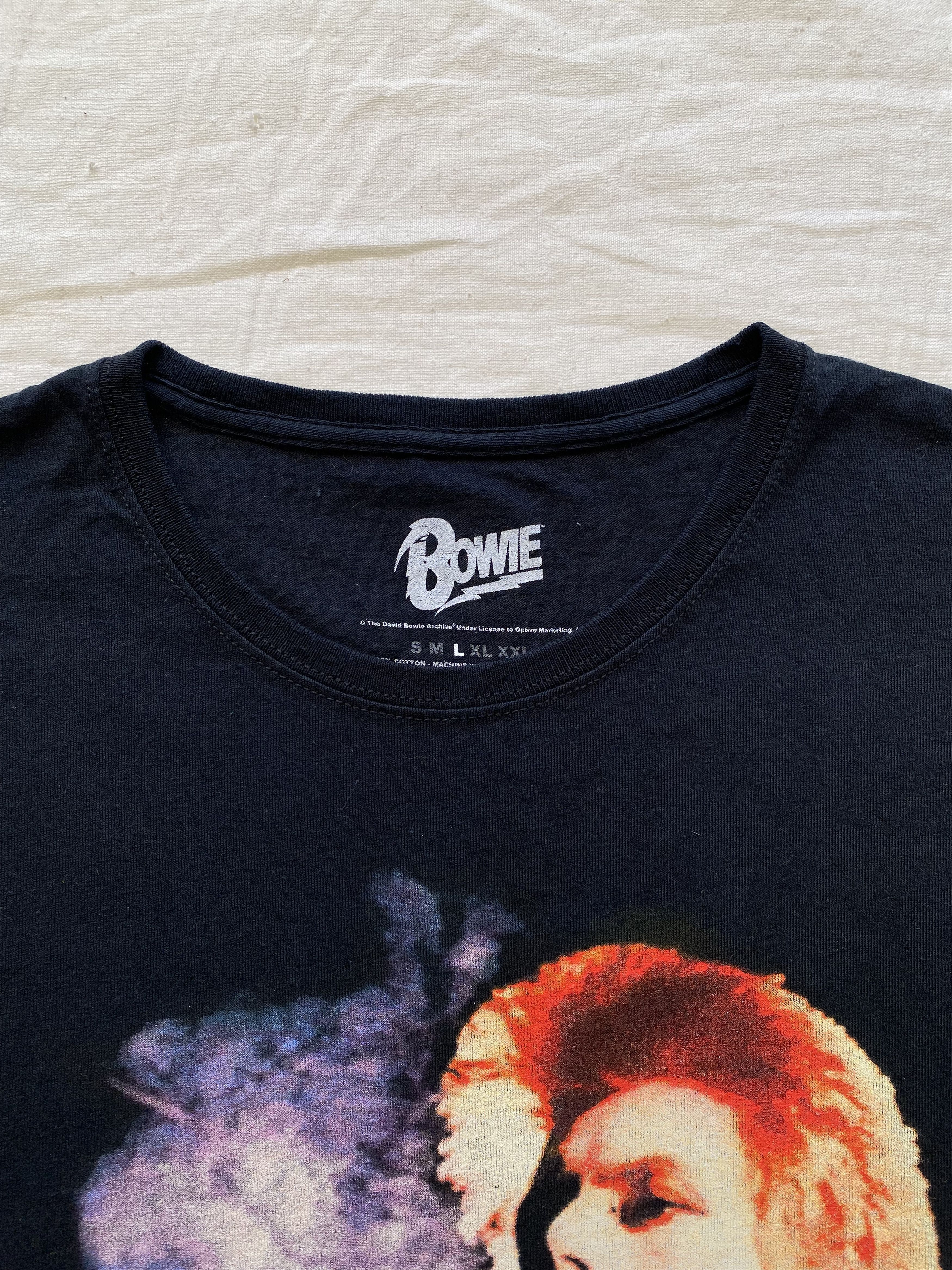 Band Tees Vintage 2016 David Bowie Rock Band T-shirt Size US L / EU 52-54 / 3 - 12 Thumbnail