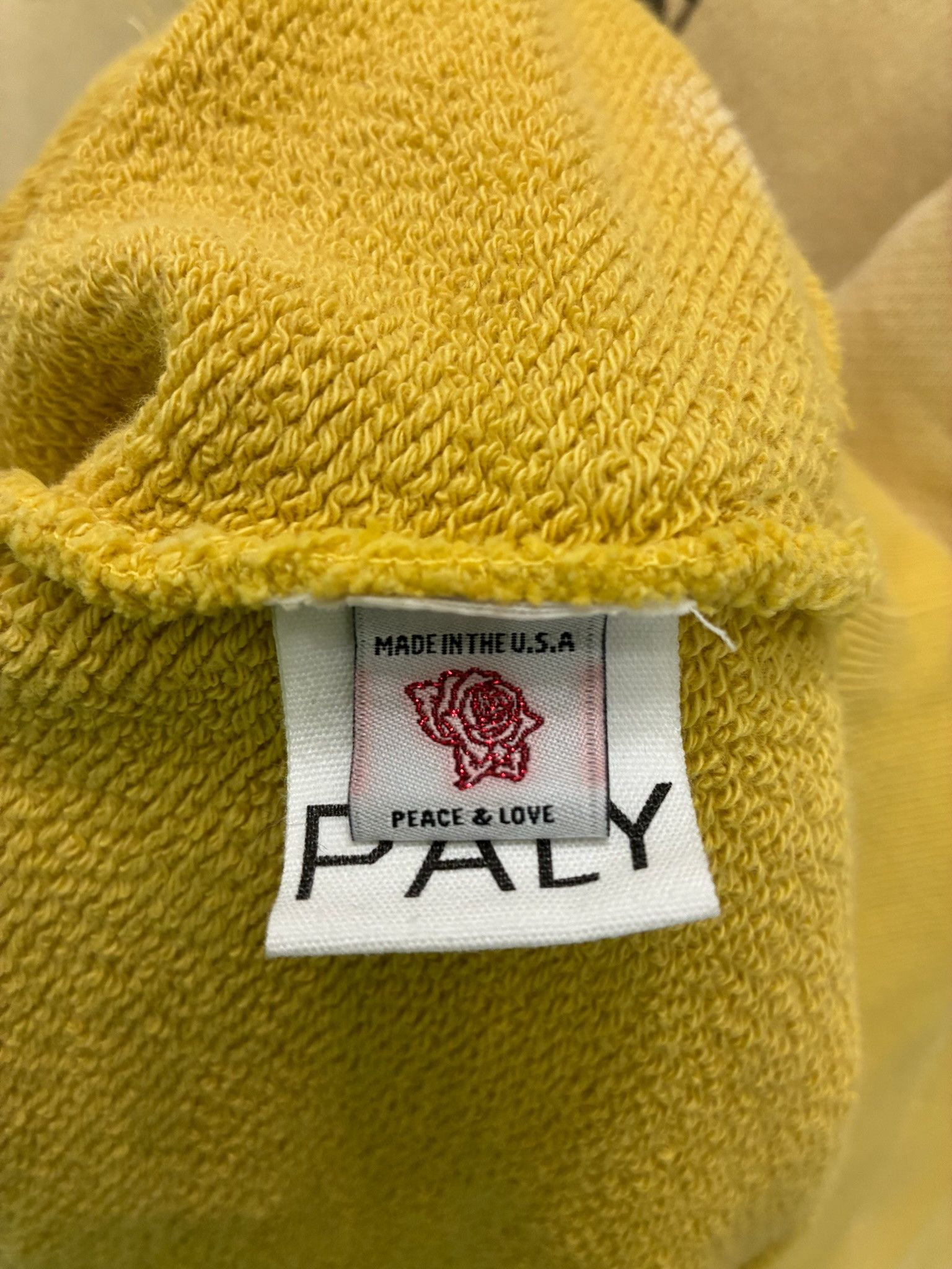 Paly Hollywood PALY: Yellow 'EPDS' Hoodie Size US M / EU 48-50 / 2 - 9 Thumbnail
