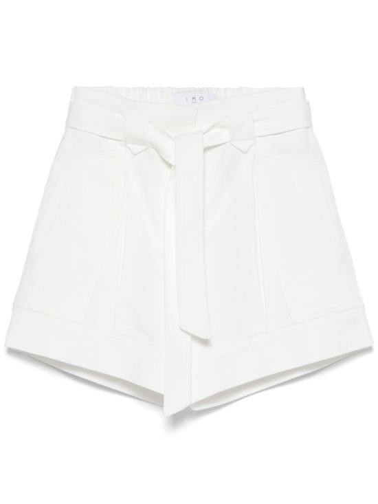Iro IRO Women Shorts & Burmudas HANNOU WP30WHI02 White Size 26" / US 2 / IT 38 - 1 Thumbnail