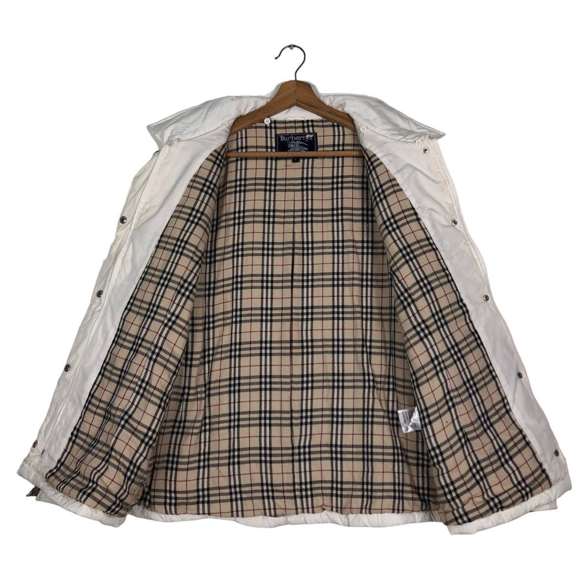 Burberry 🔥Vintage Burberrys Light Down Puffer Jacket Nova Check Size US L / EU 52-54 / 3 - 13 Thumbnail