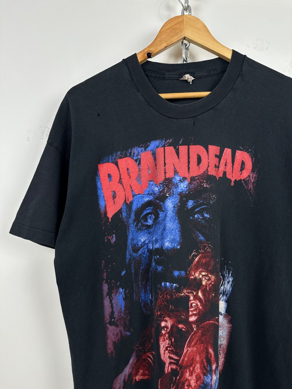 Vintage 1992 Vintage Braindead aka Dead Alive Peter Jackson T-Shirt Size US XL / EU 56 / 4 - 5 Thumbnail