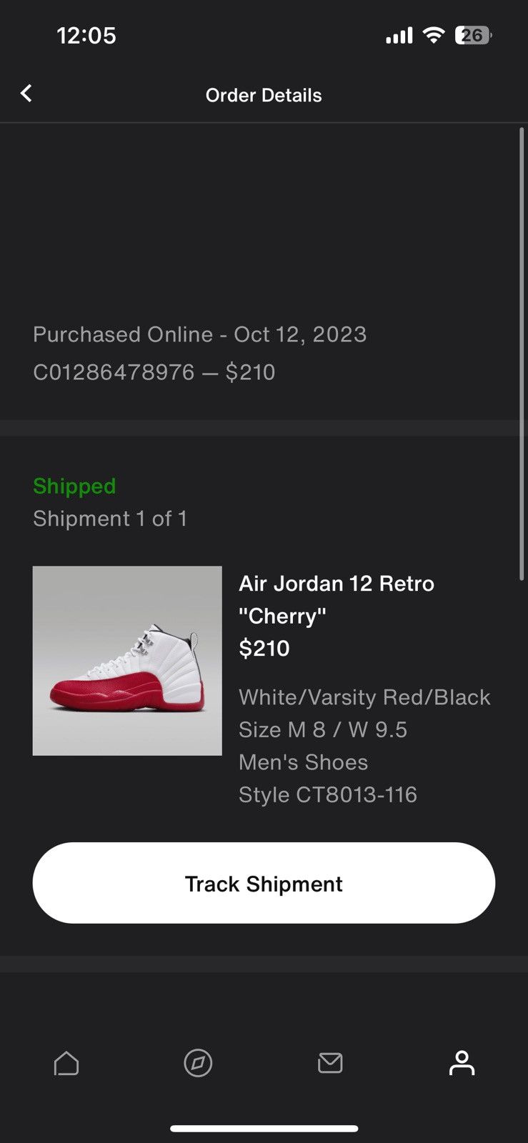 Jordan Brand Jordan 12 Retro Cherry Size US 8 / EU 41 - 8 Thumbnail