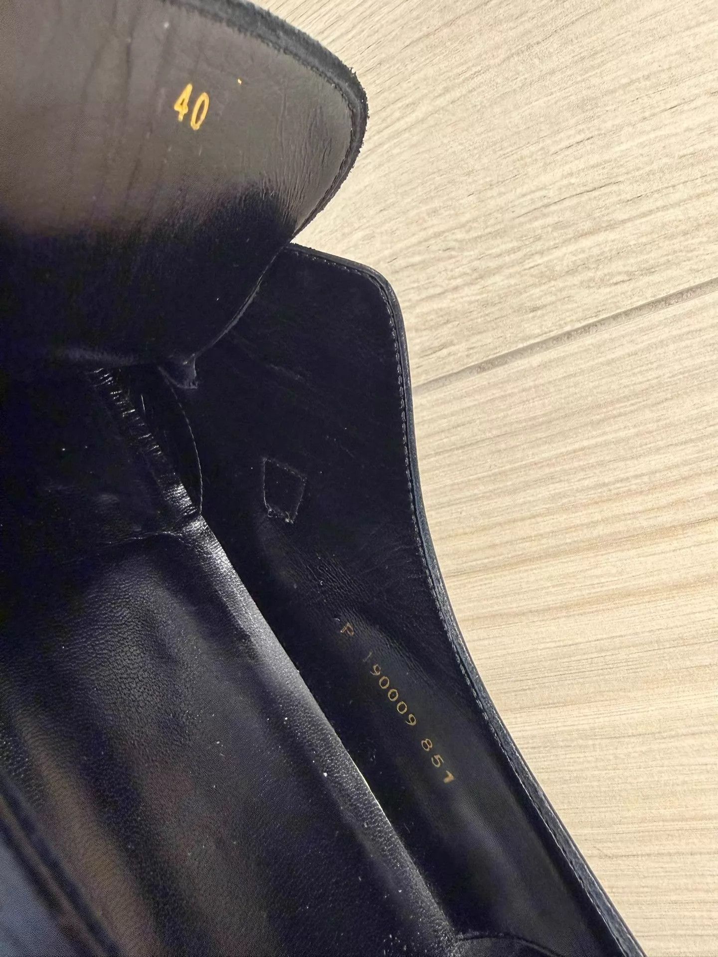 Celine Celine by Hedi Slimane Monk Leather Derby EU40 5w Size US 7 / EU 40 - 3 Thumbnail